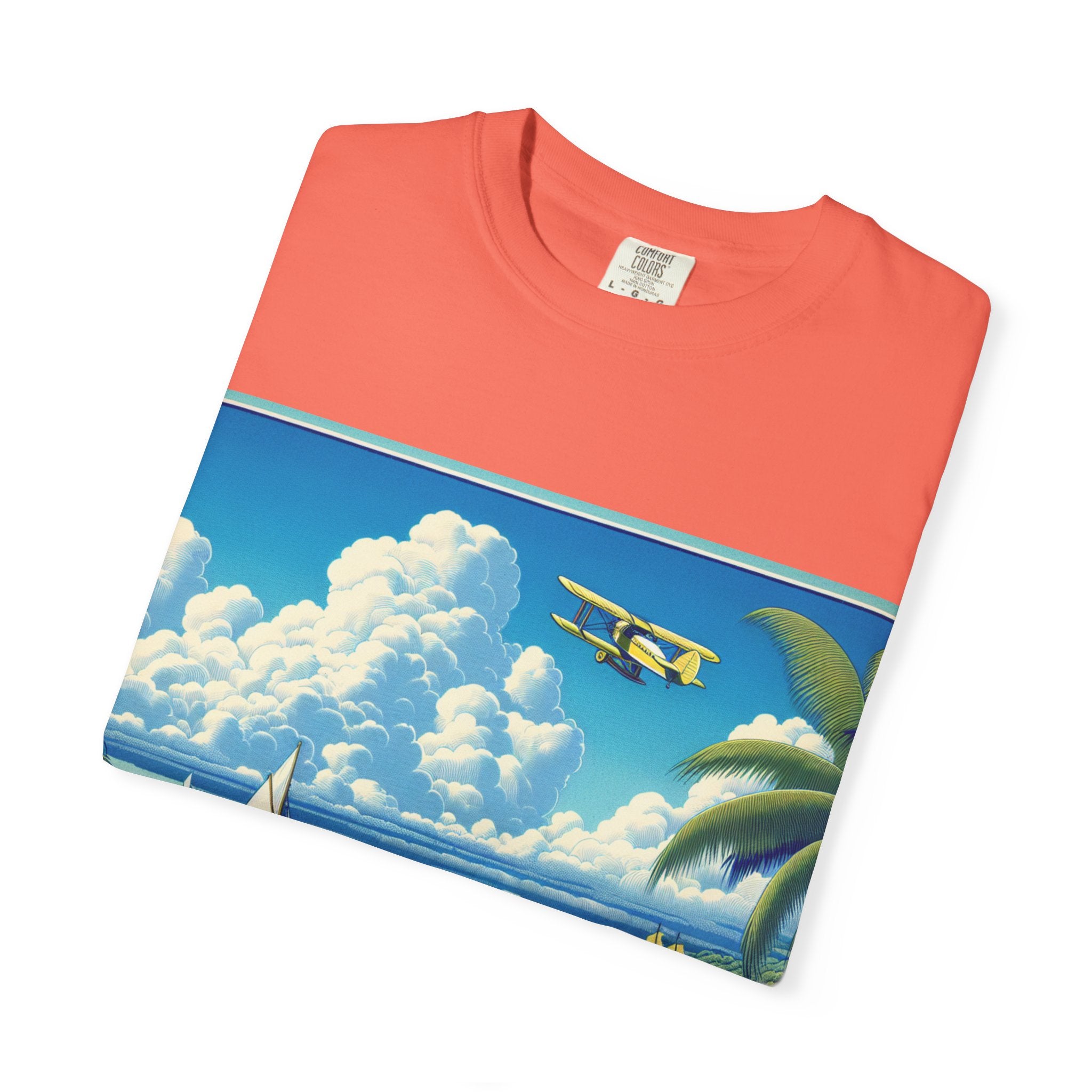 Beach Vibes T-Shirt, Unisex Casual Tee, Summer Apparel, Vacation Wear, Nautical Graphic Shirt