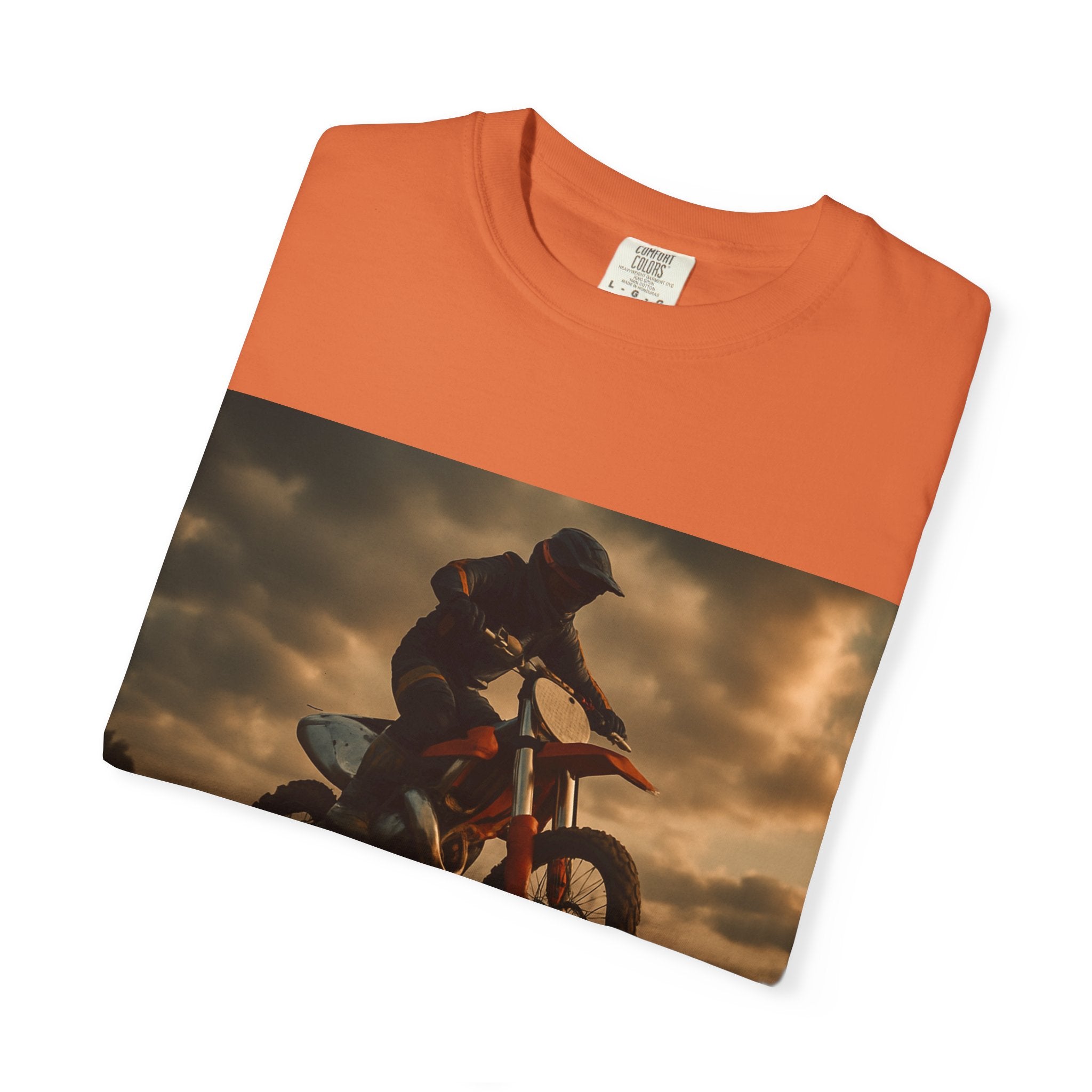 Motocross Adventure T-Shirt | Unisex Garment-Dyed Tee for Riders, Gifts for Motocross Fans, Sportswear, Casual Wear, Outdoor Activities
