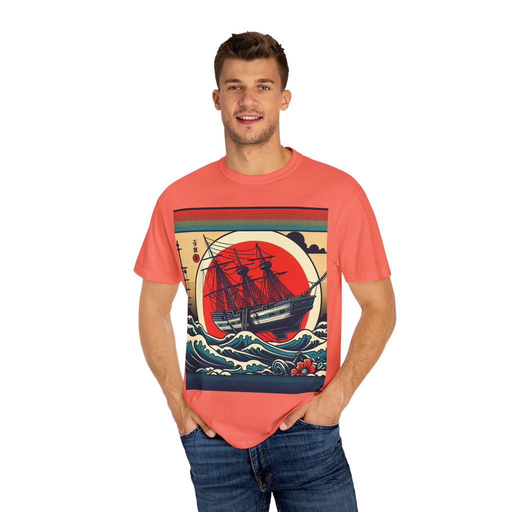 Nautical Graphic Tee, Vintage Sailboat T-Shirt, Unisex Cool Shirt, Ocean Lover Apparel, Beach Vibes Clothing