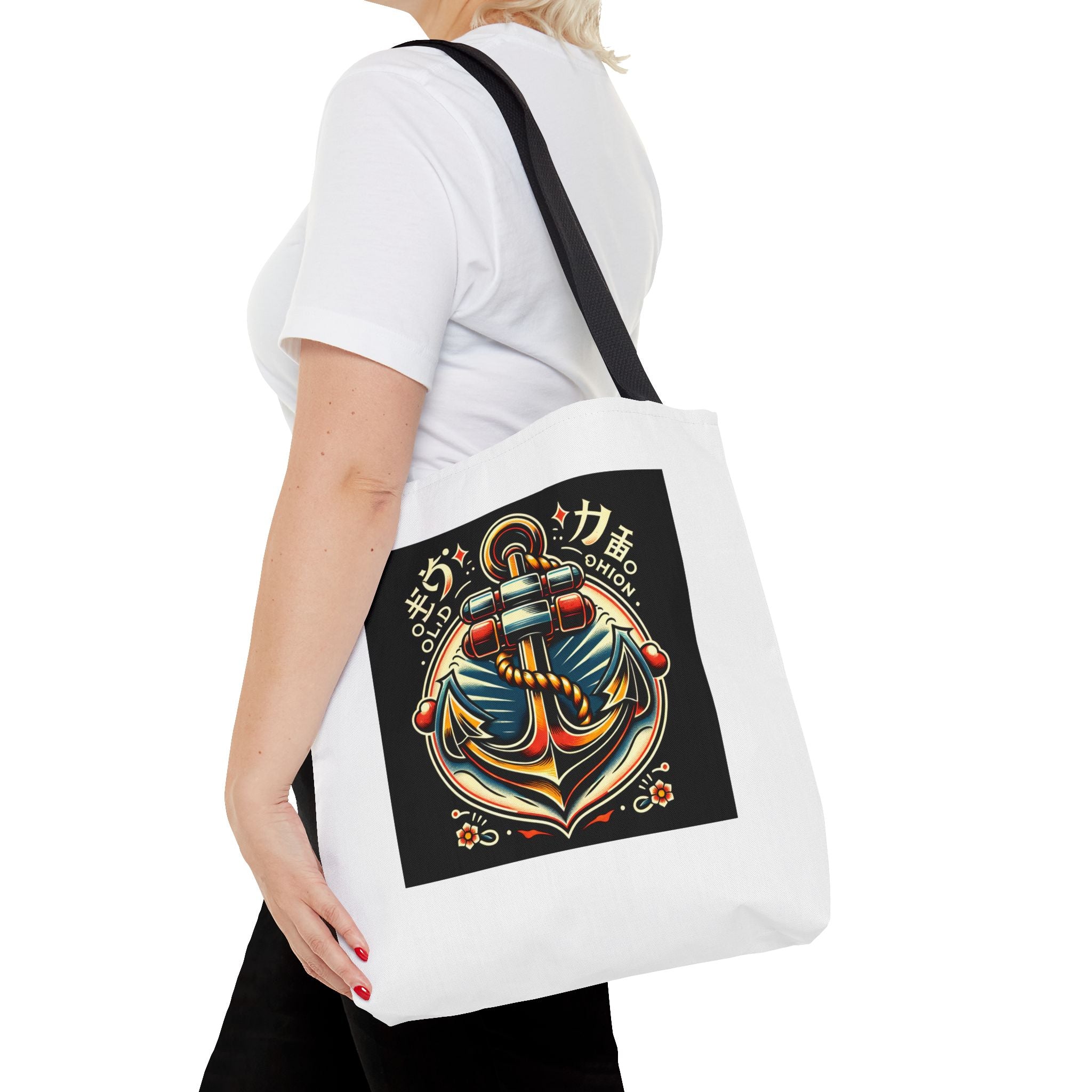 Stylish Anchor Tote Bag, Nautical Gift, Beach Bag, Boho Chic, Everyday Carryall, Perfect for Sailors, Summer Vibes