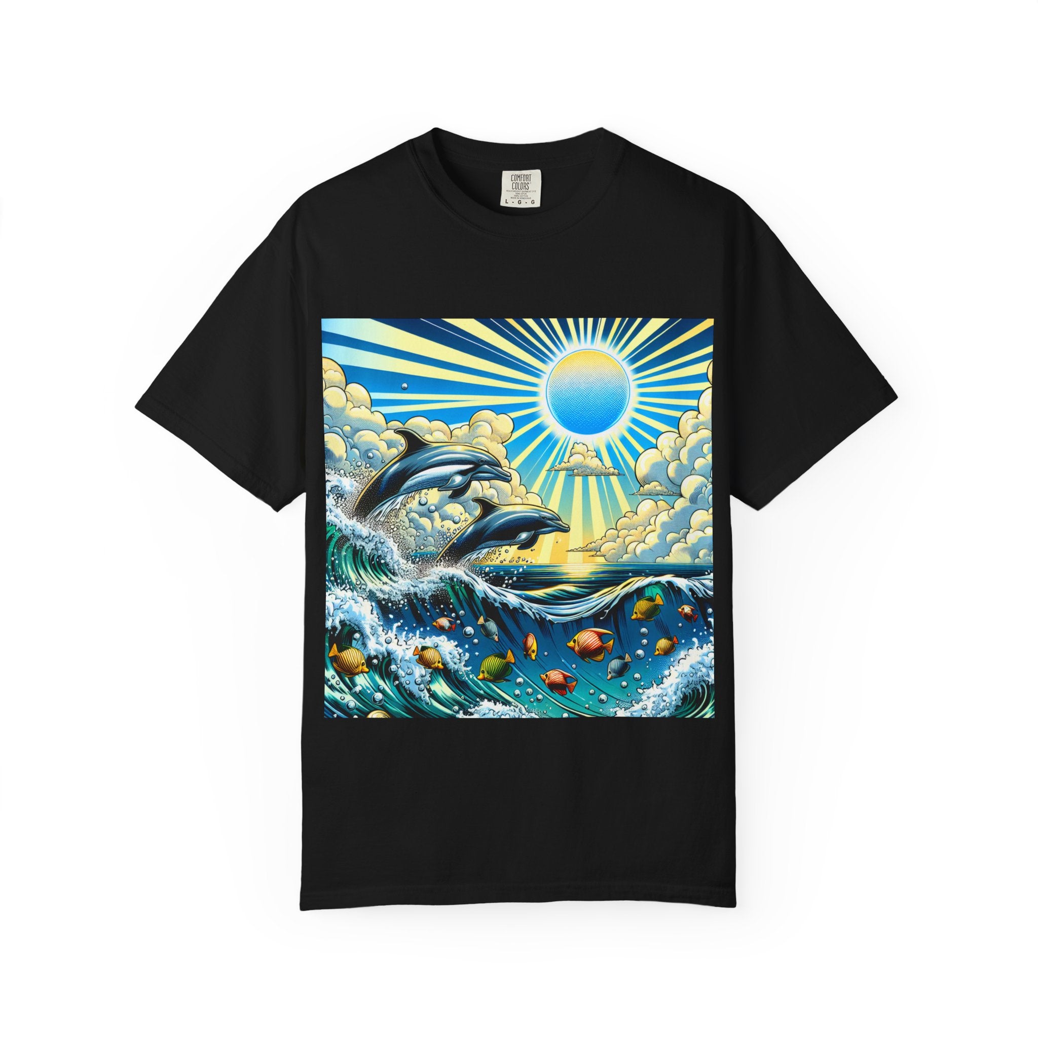 Ocean Waves Graphic T-Shirt, Beach Apparel, Summer Outfit, Gift for Beach Lovers, Unisex Ocean Tee, Casual Clothing