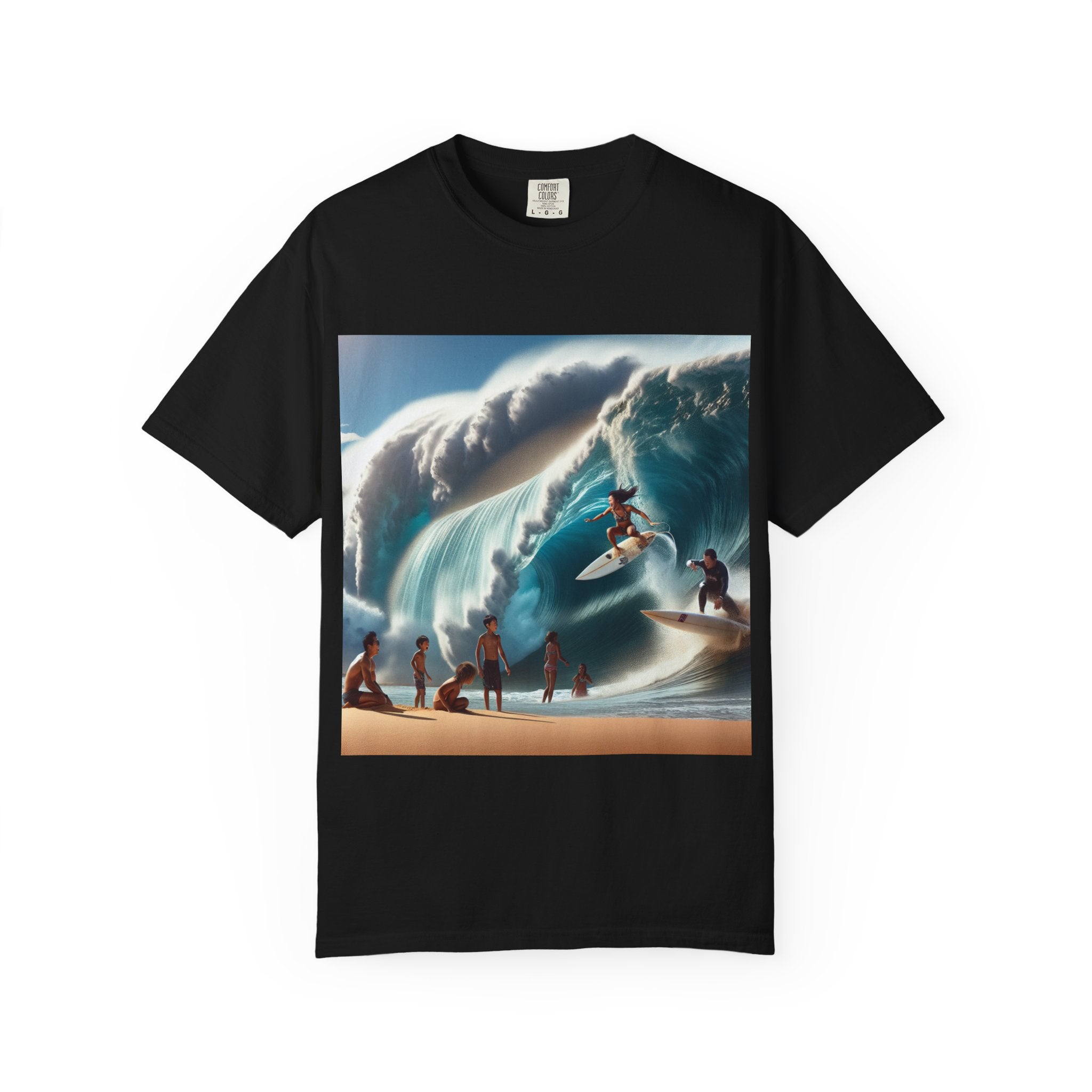 Wave Rider Surf T-Shirt | Unisex Beachwear, Casual Summer Gift, Surfing Apparel, Beach Party Shirt, Ocean Lover Tee