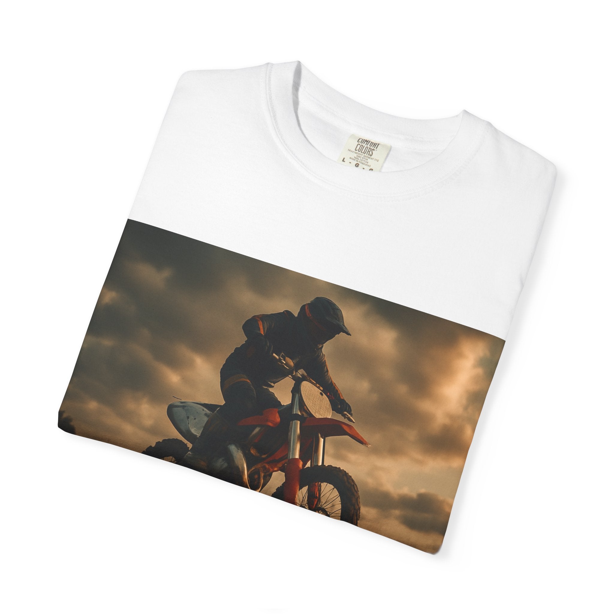 Motocross Adventure T-Shirt | Unisex Garment-Dyed Tee for Riders, Gifts for Motocross Fans, Sportswear, Casual Wear, Outdoor Activities