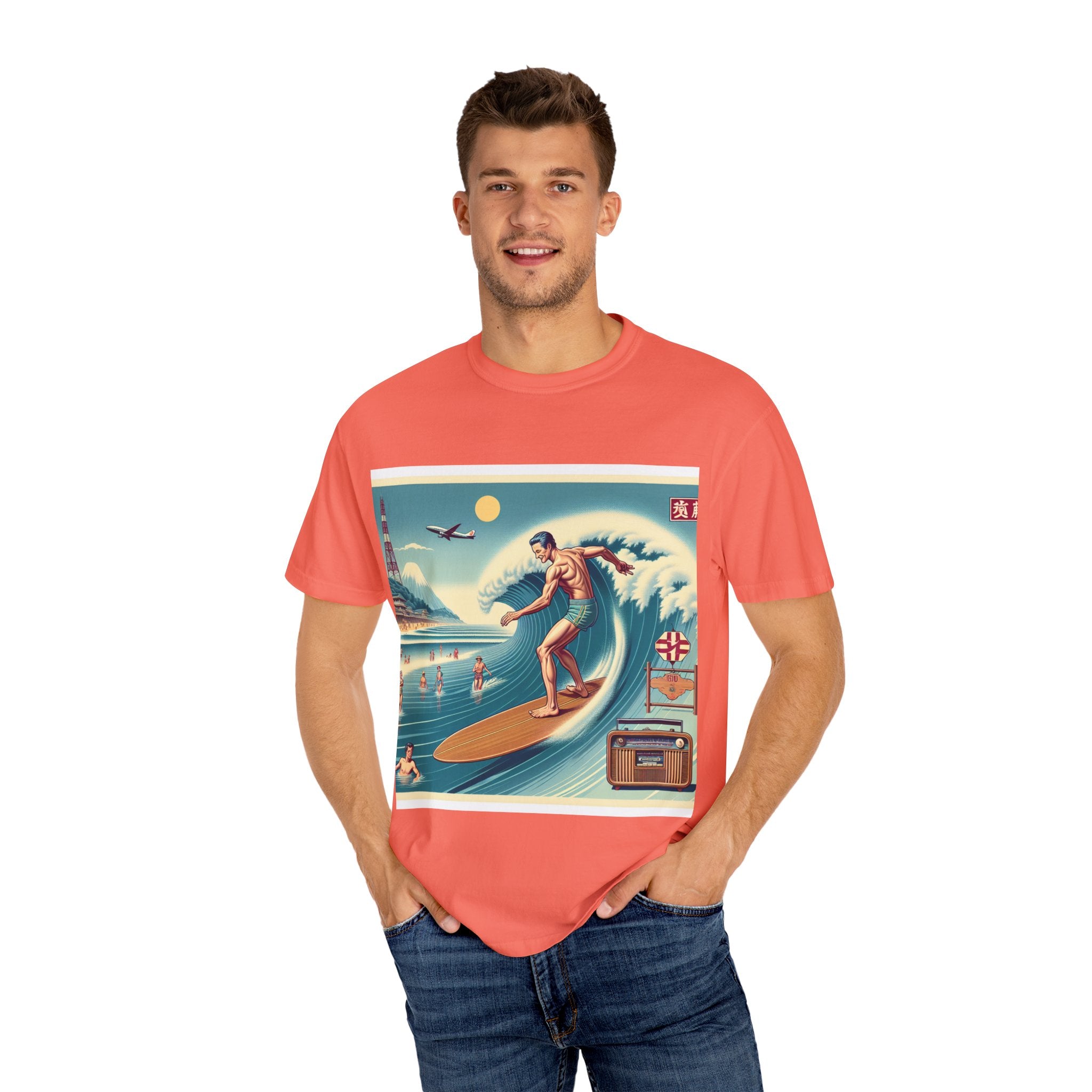 Surf Vibes Unisex T-Shirt | Ocean Lover Gift, Beachwear, Summer Tee, Vacation Apparel, Surfing Enthusiast Shirt