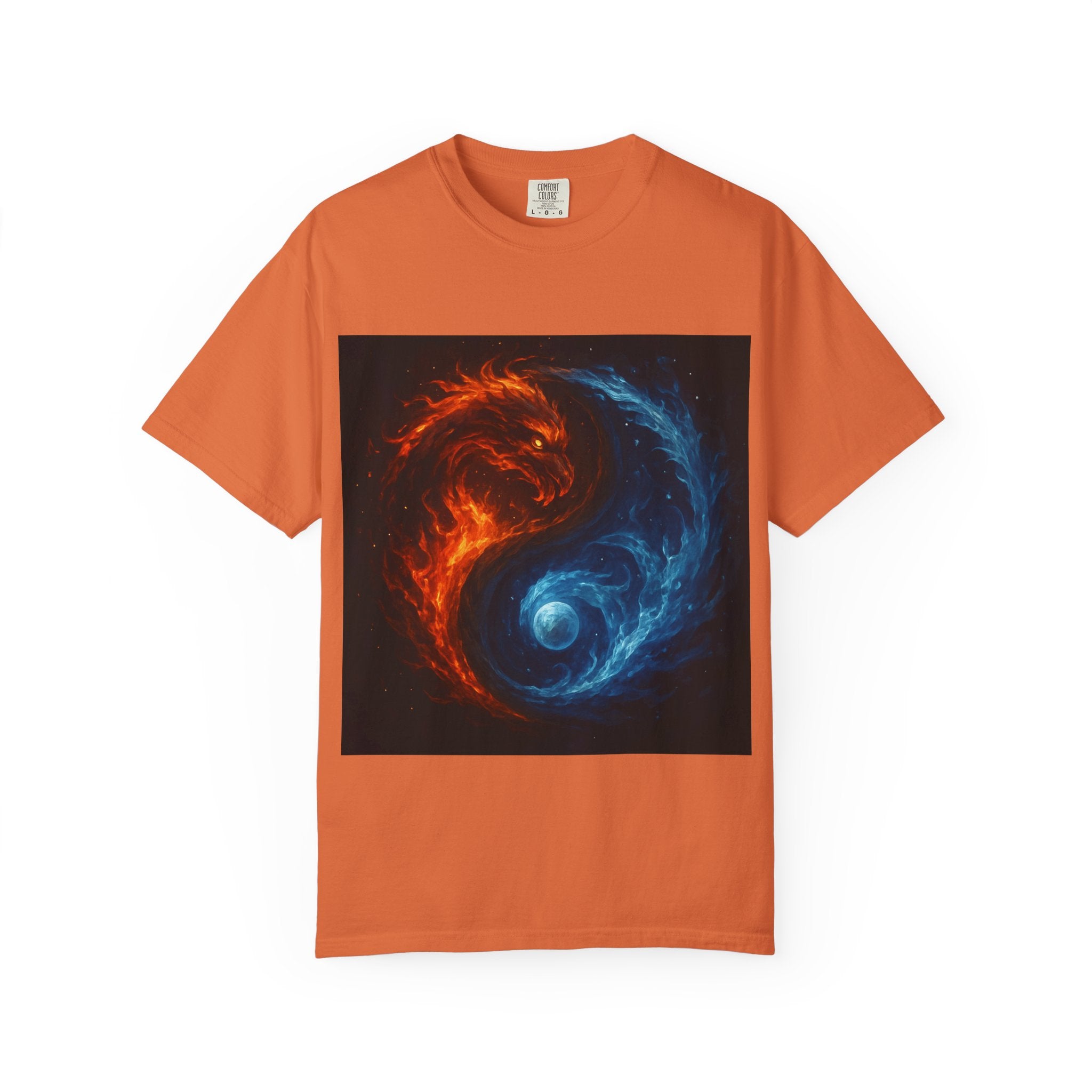 Dynamic Colorful Yin Yang T-Shirt, Unisex Graphic Tee, Meditation Gift, Balance Apparel, Spiritual Wear, Casual Style