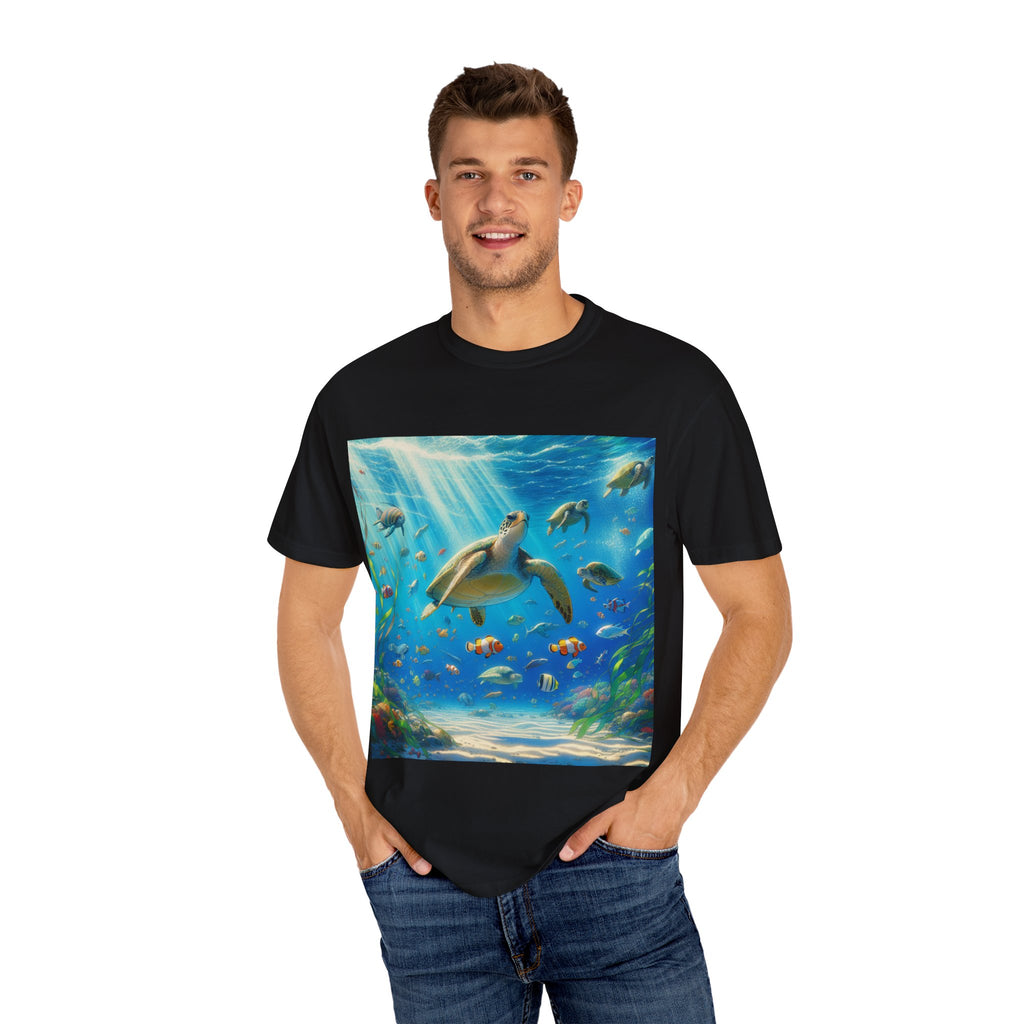 Ocean Life T-Shirt, Beach Vibes, Marine Wildlife Tee, Perfect Gift for Sea Lovers, Summer Wear, Nature Inspired Apparel