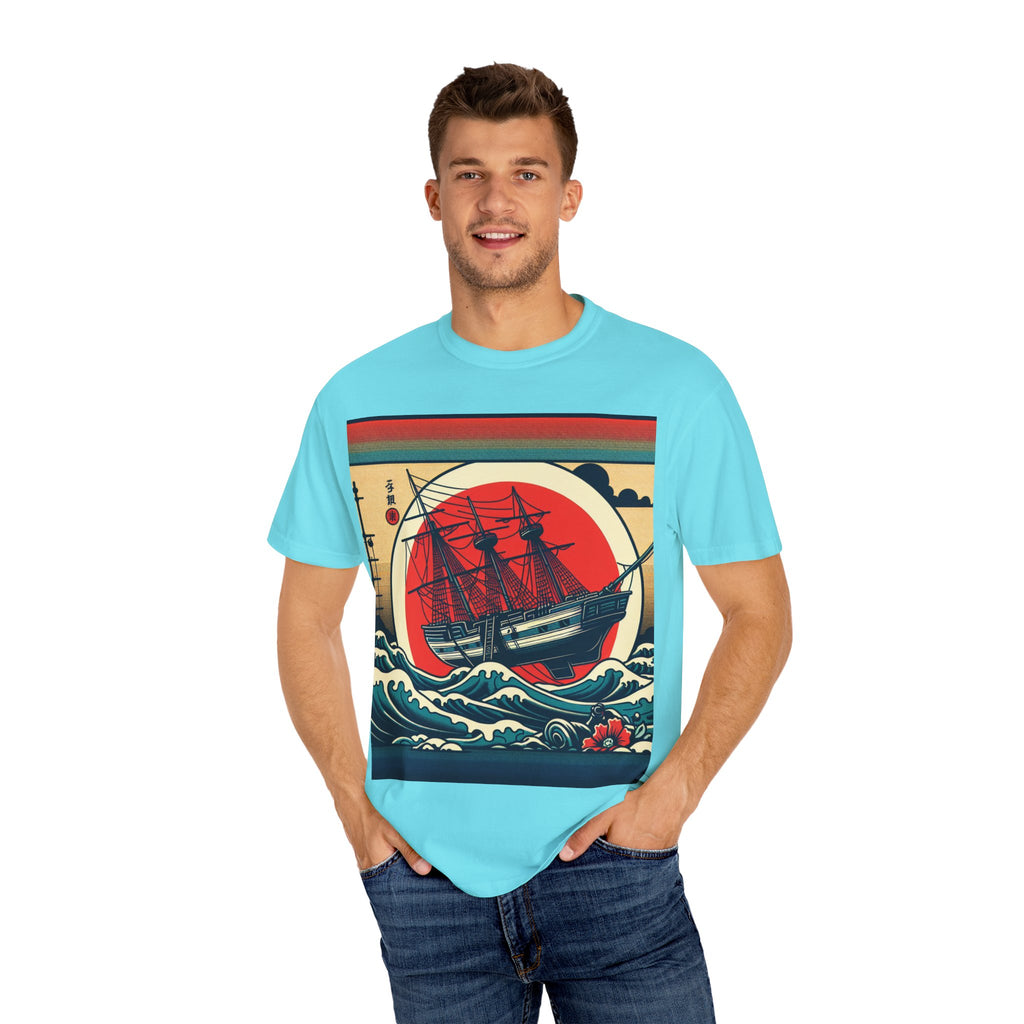 Nautical Graphic Tee, Vintage Sailboat T-Shirt, Unisex Cool Shirt, Ocean Lover Apparel, Beach Vibes Clothing