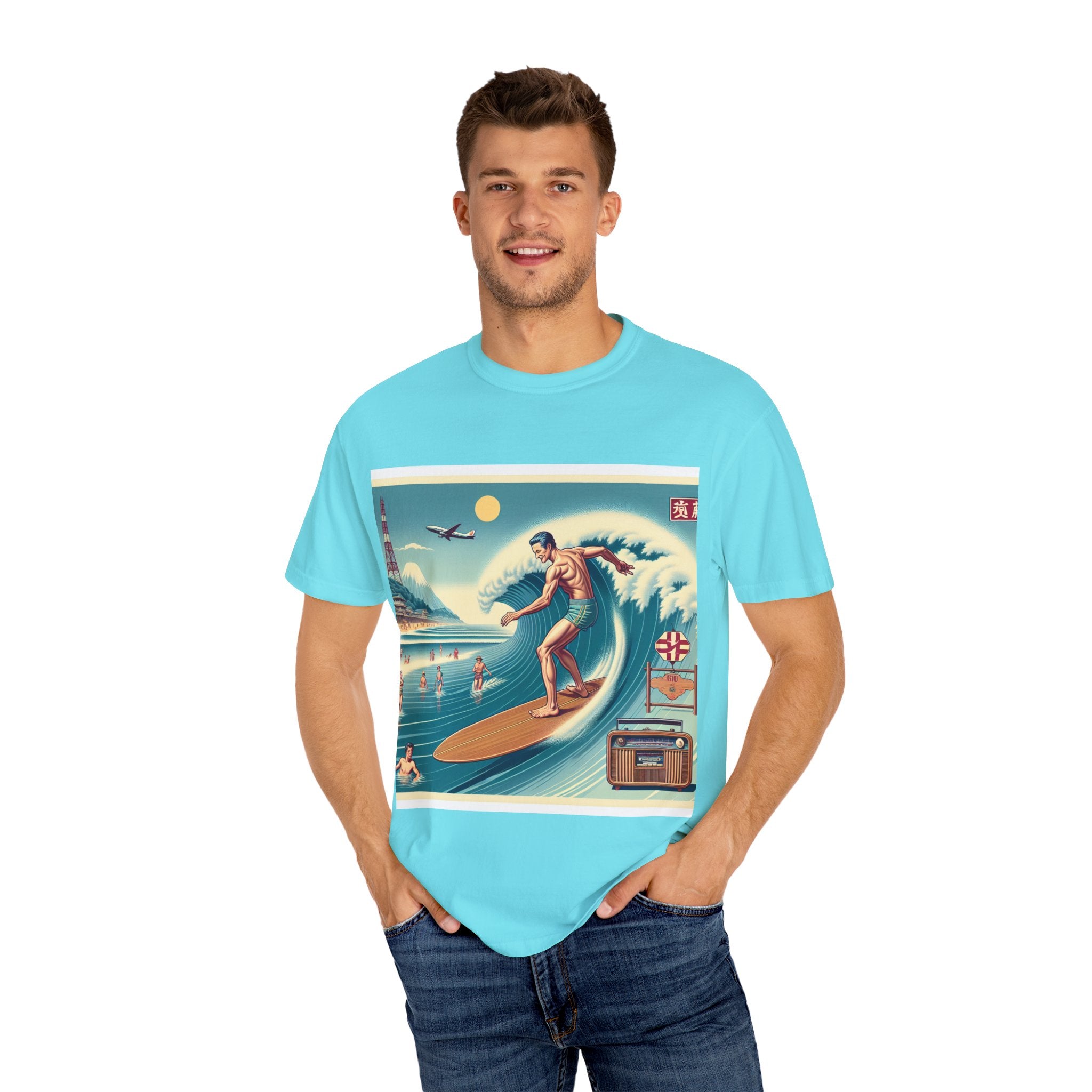 Surf Vibes Unisex T-Shirt | Ocean Lover Gift, Beachwear, Summer Tee, Vacation Apparel, Surfing Enthusiast Shirt