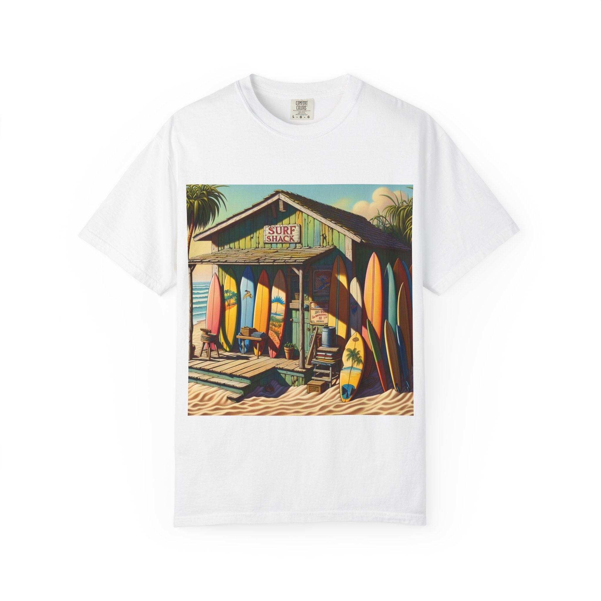 Surfer Vibes Unisex T-shirt, Beach Wear, Summer Outfit, Gift for Surfers, Casual Style, Vacation Clothing