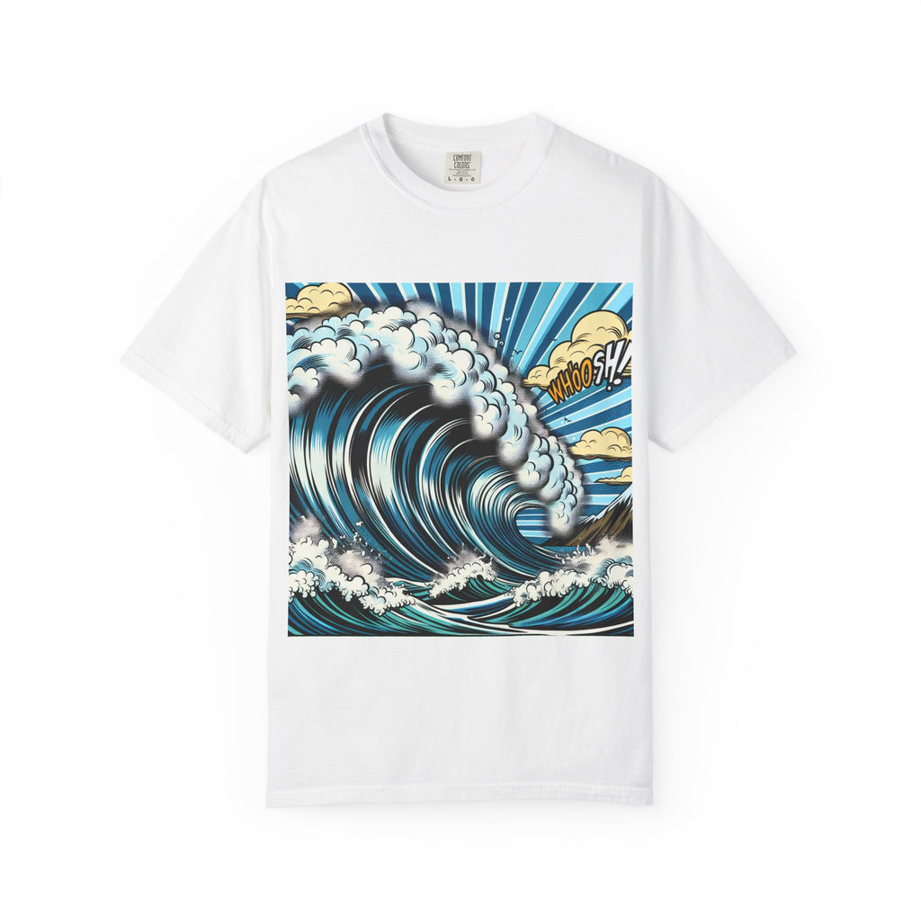 Stylish Wave Graphic T-Shirt for Surf Lovers, Unisex Beach Apparel, Gift for Surfers, Casual Summer Tee, Ocean Art Shirt
