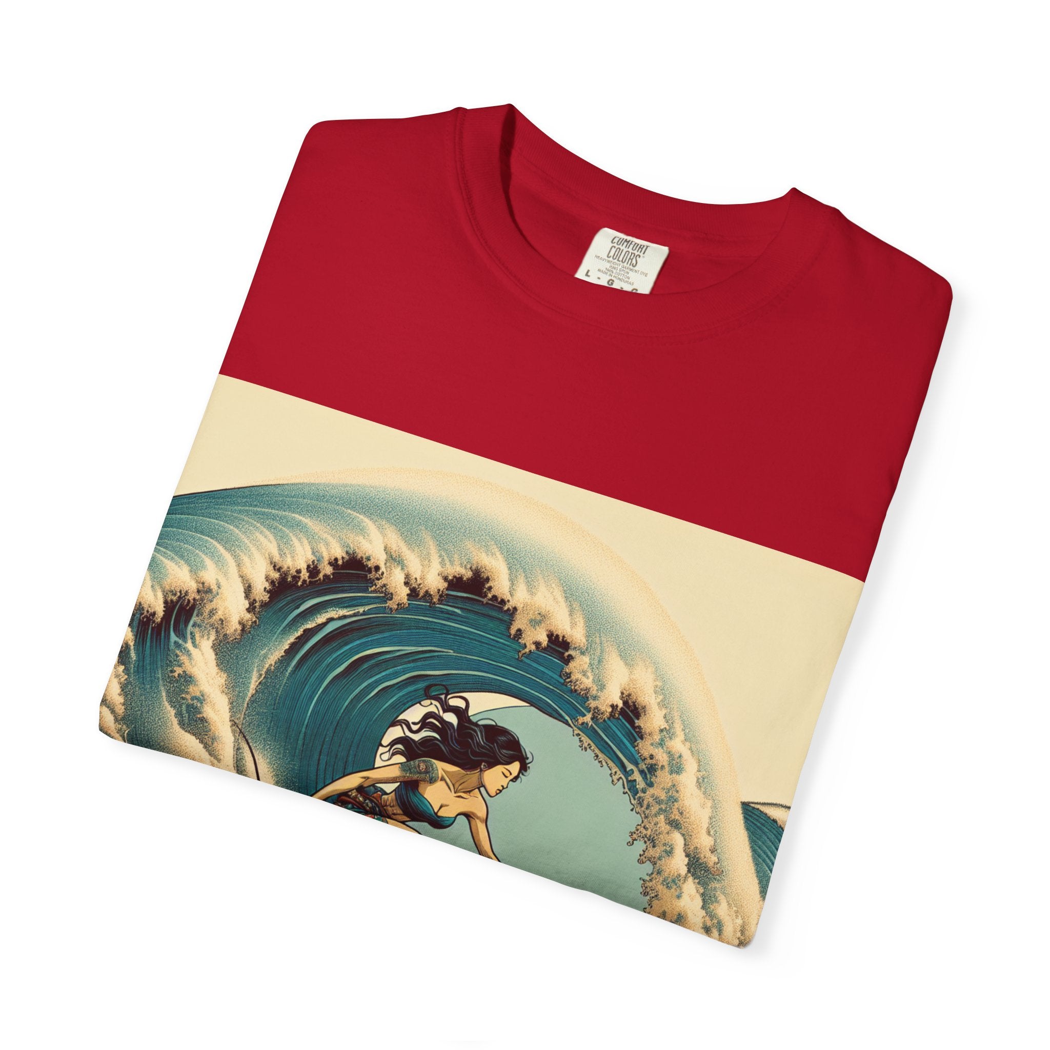 Surf Vibes Unisex Garment-Dyed T-Shirt | Beachwear, Surfing Style, Summer Apparel, Perfect for Vacations, Gifts for Surfers