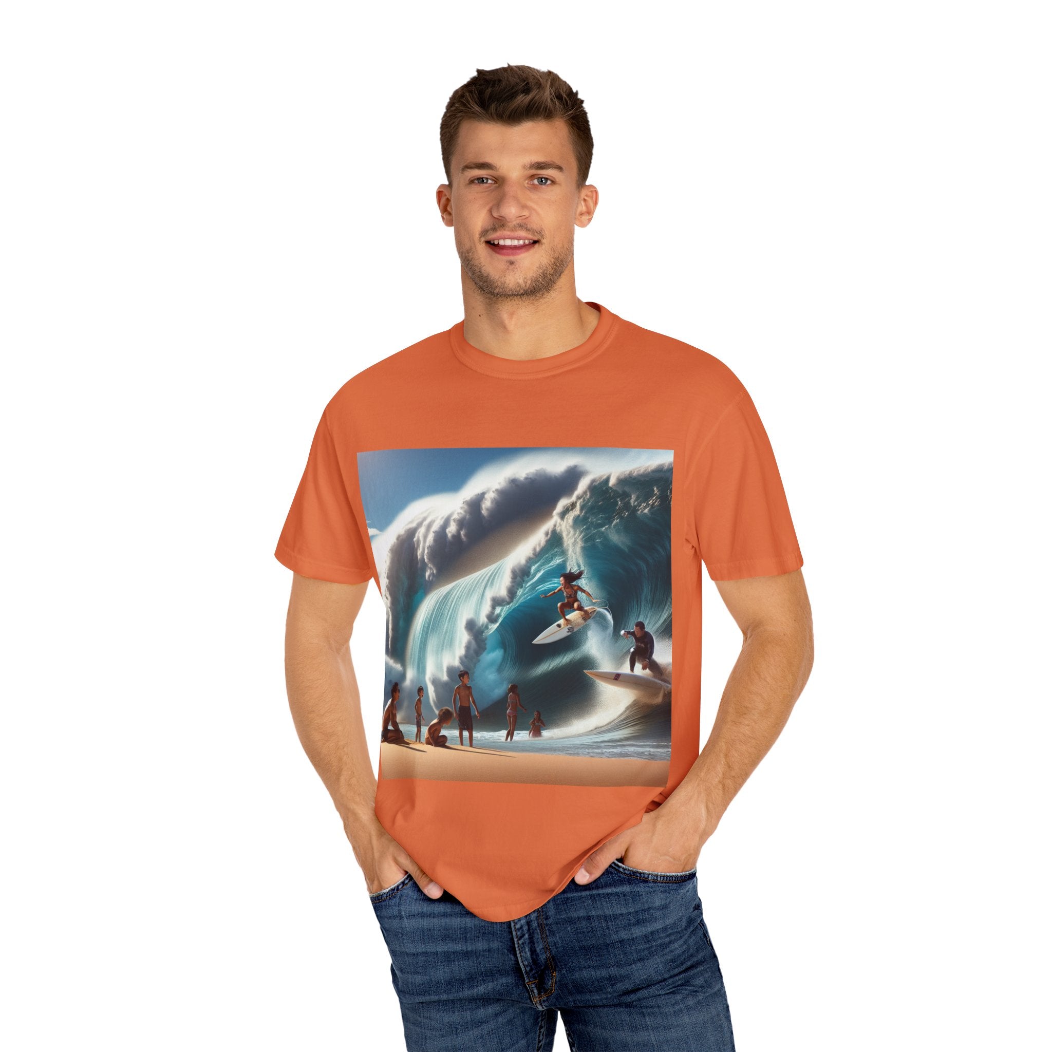 Wave Rider Surf T-Shirt | Unisex Beachwear, Casual Summer Gift, Surfing Apparel, Beach Party Shirt, Ocean Lover Tee
