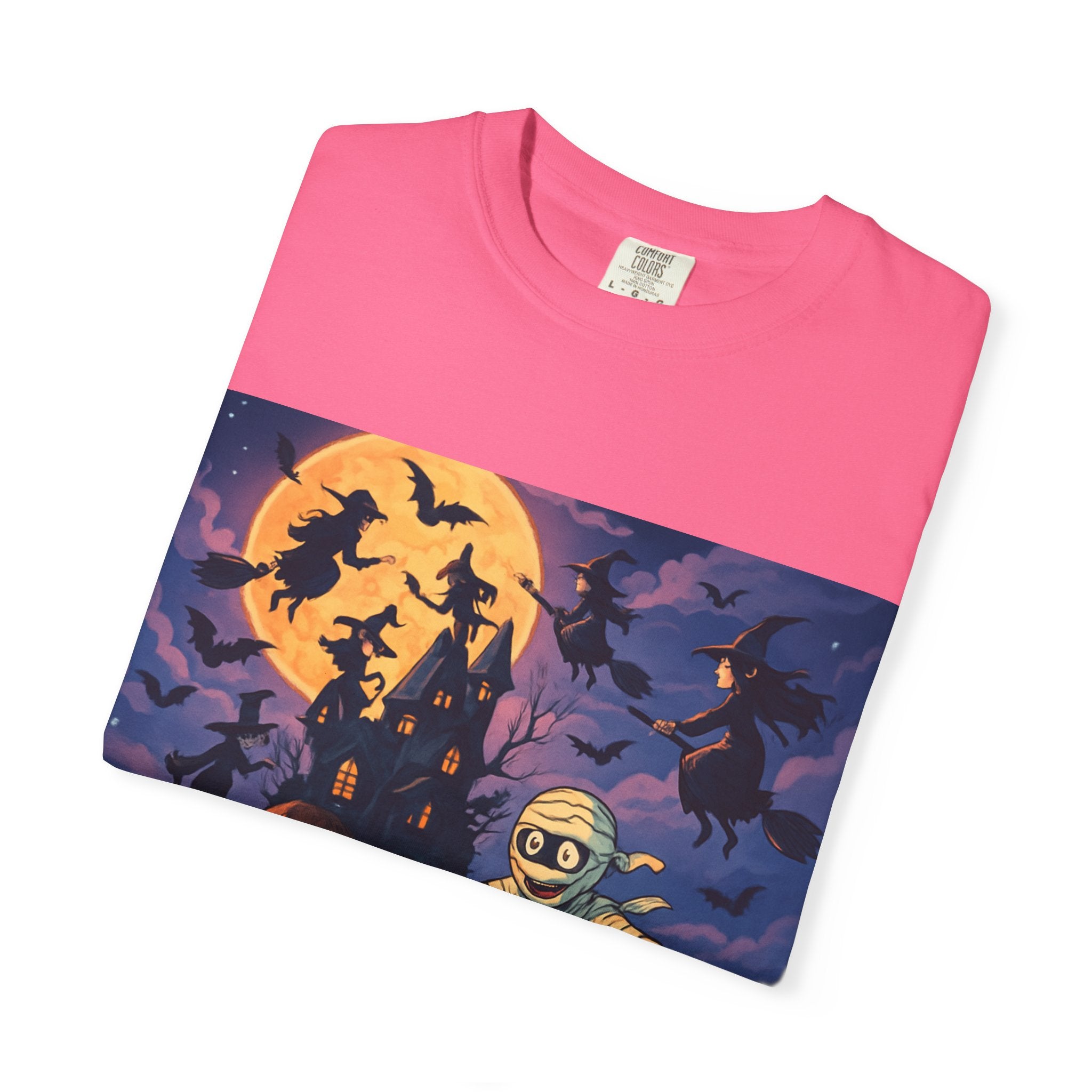 Surfer Moonlight T-Shirt - Garment-Dyed Unisex Tee, Beach Vibes, Summer Essentials, Retro Art, Gift for Surfers