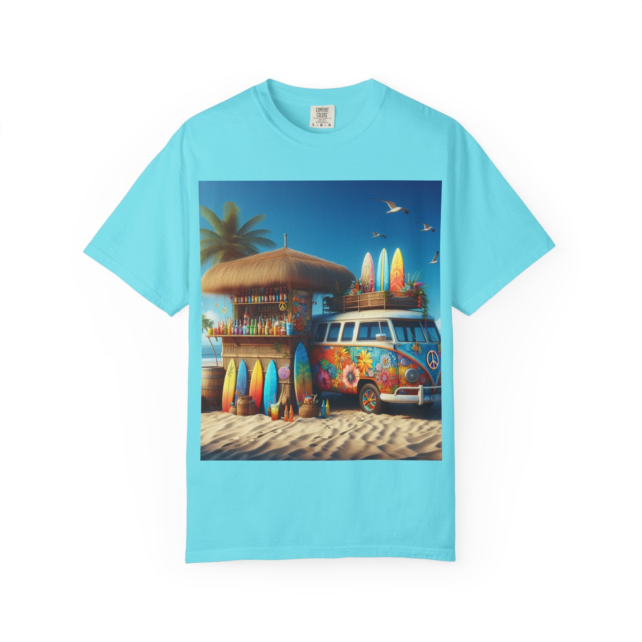 Beach Vibes Unisex T-Shirt, Surfing Fashion, Summer Outfit, Gift for Beach Lovers, Casual Tee