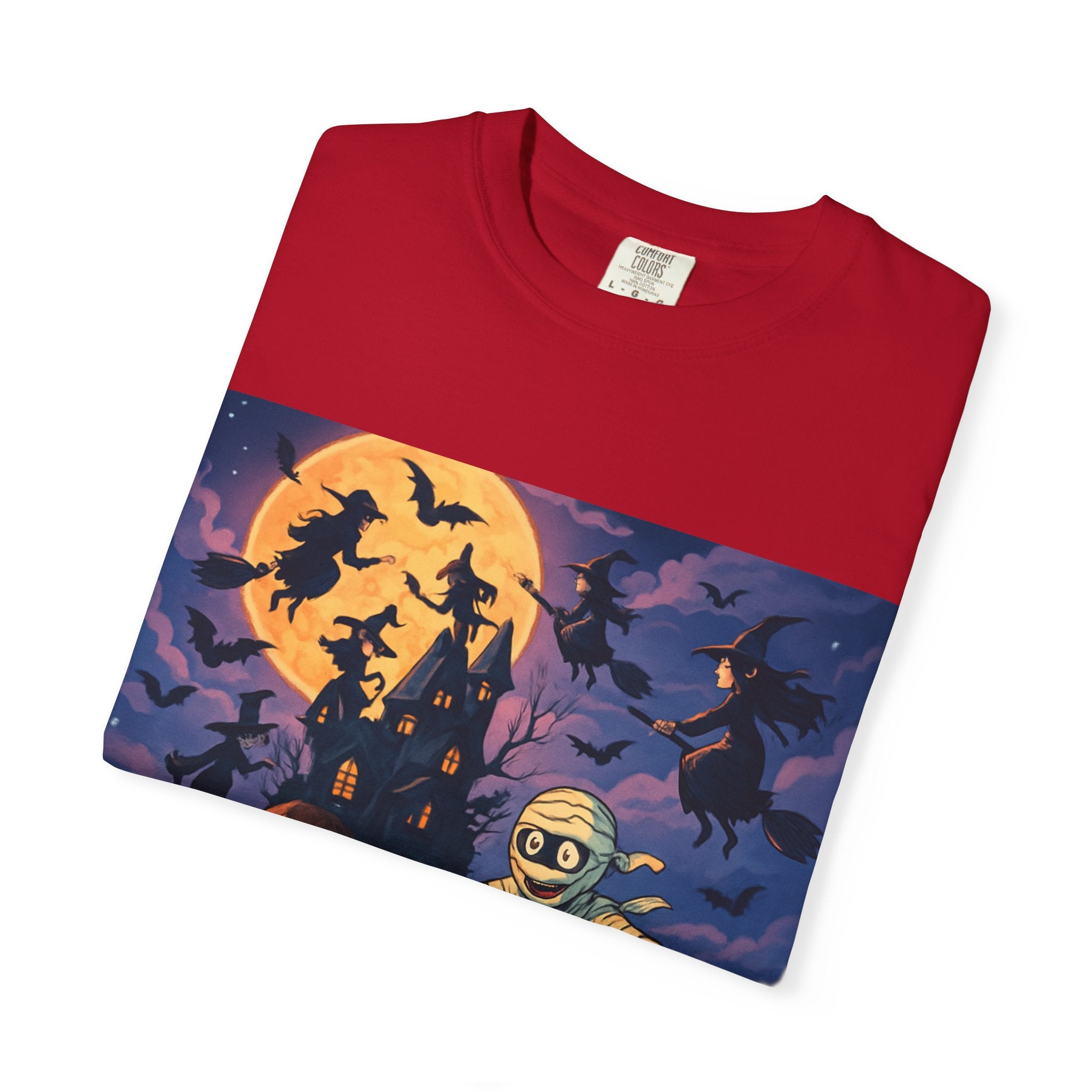 Surfer Moonlight T-Shirt - Garment-Dyed Unisex Tee, Beach Vibes, Summer Essentials, Retro Art, Gift for Surfers