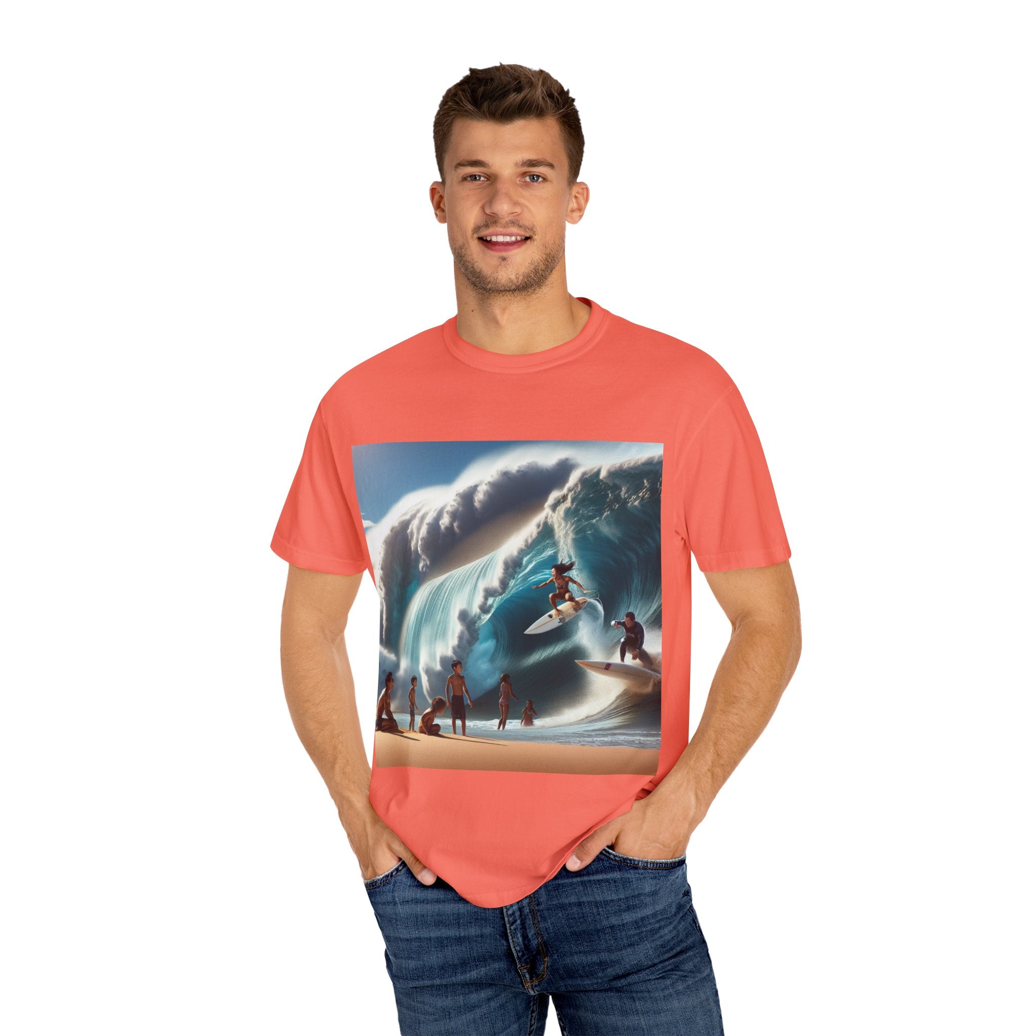 Wave Rider Surf T-Shirt | Unisex Beachwear, Casual Summer Gift, Surfing Apparel, Beach Party Shirt, Ocean Lover Tee