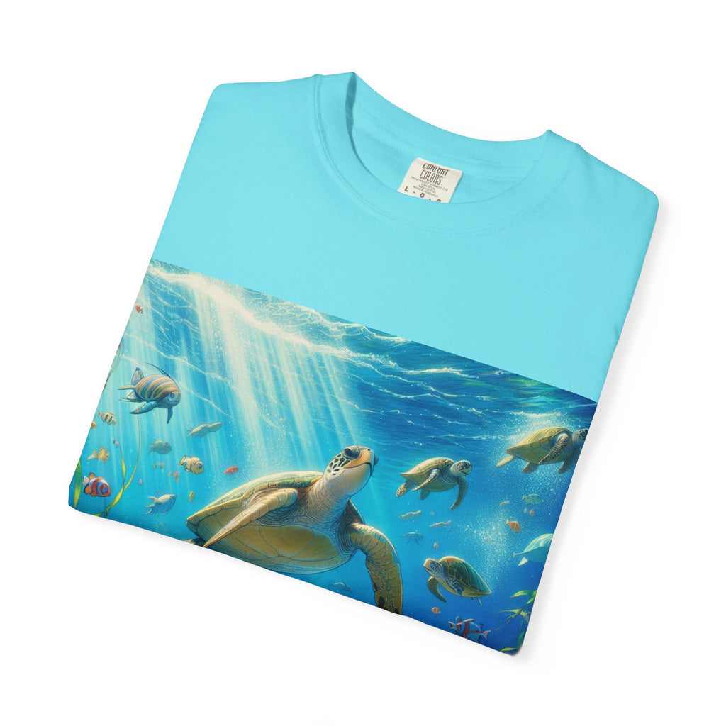 Ocean Life T-Shirt, Beach Vibes, Marine Wildlife Tee, Perfect Gift for Sea Lovers, Summer Wear, Nature Inspired Apparel