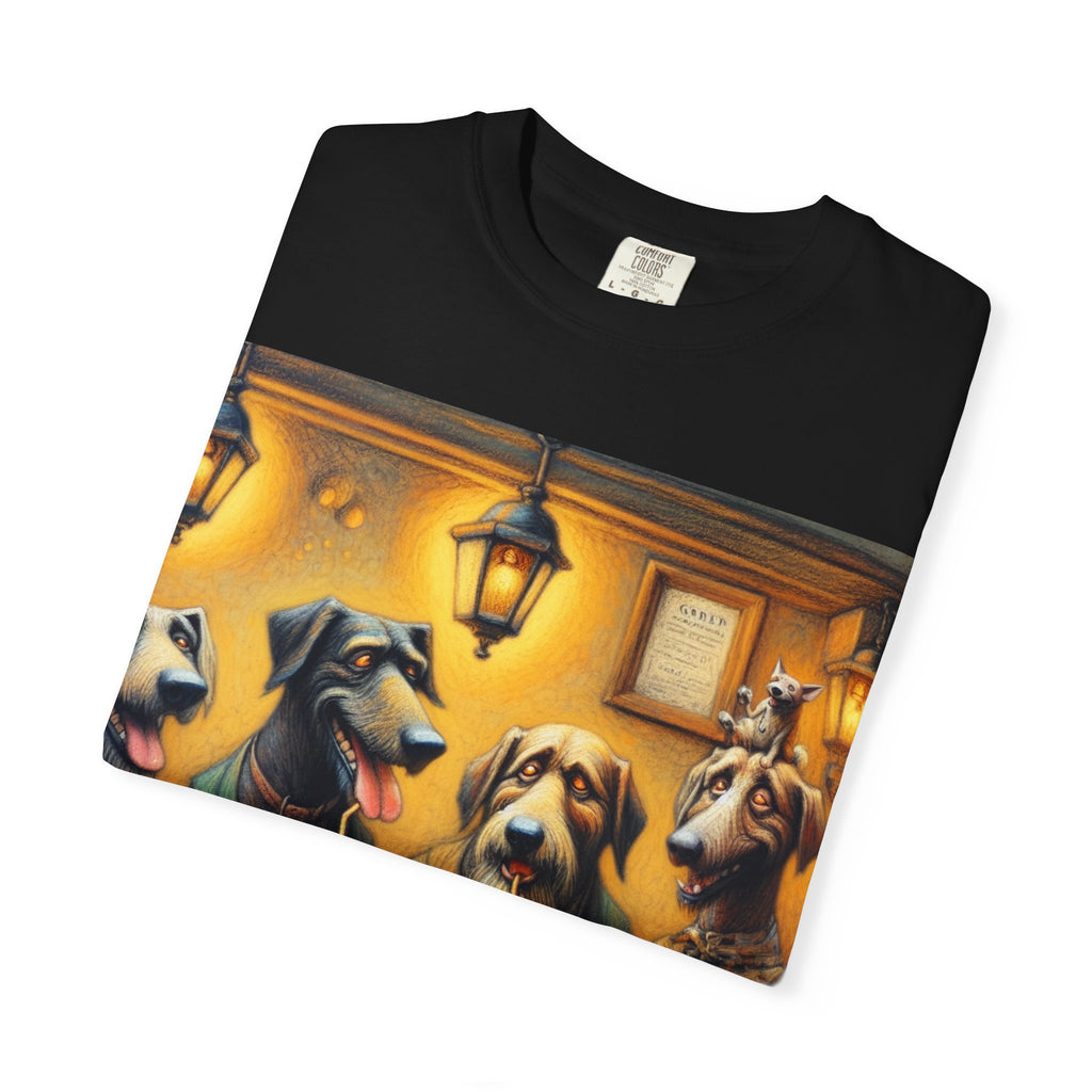 Funny Dog Lovers T-Shirt, Drink Beer Design, Unisex Tee for Pet Owners, Gift for Dog Lovers, Casual Wear, Dog-Themed Apparel