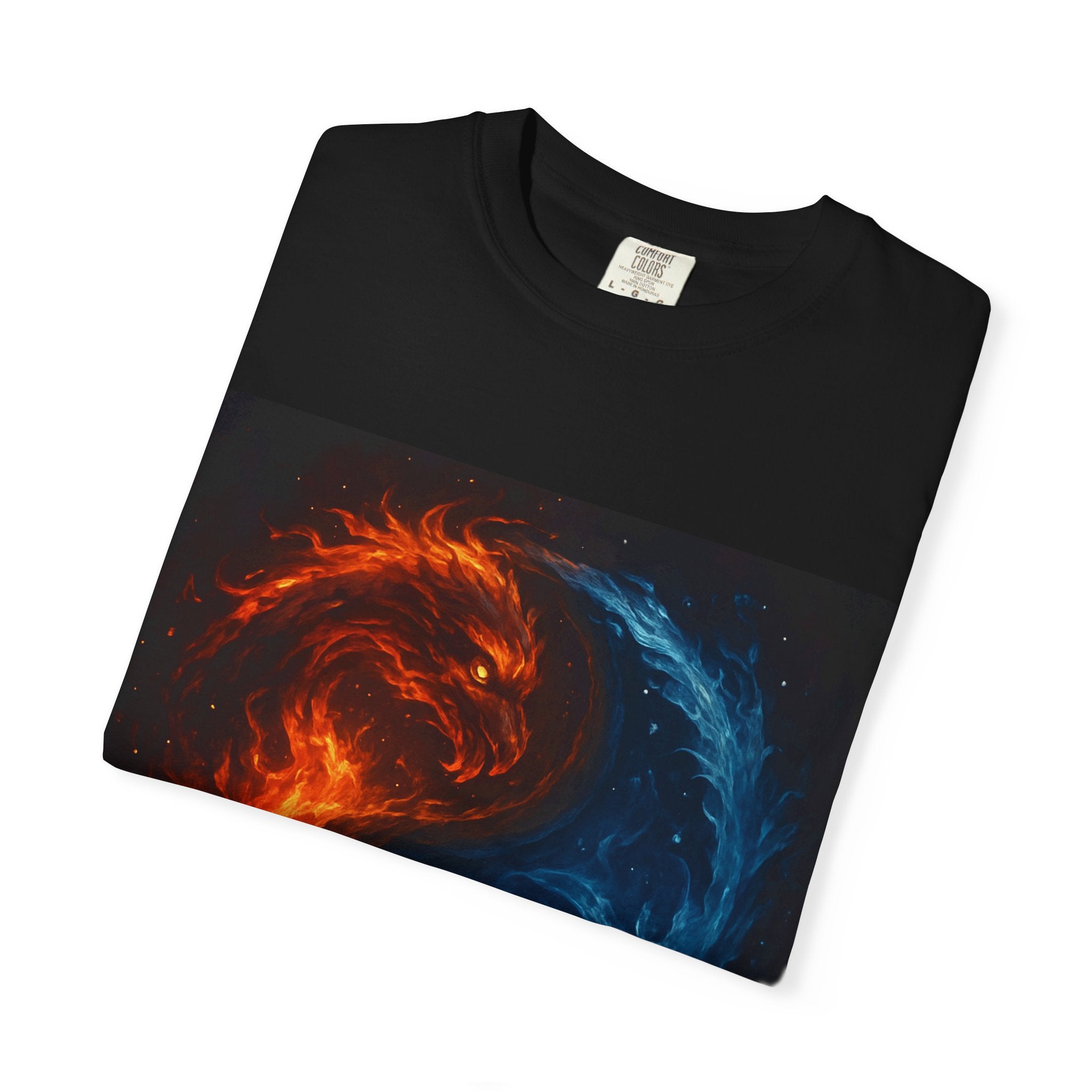 Dynamic Colorful Yin Yang T-Shirt, Unisex Graphic Tee, Meditation Gift, Balance Apparel, Spiritual Wear, Casual Style