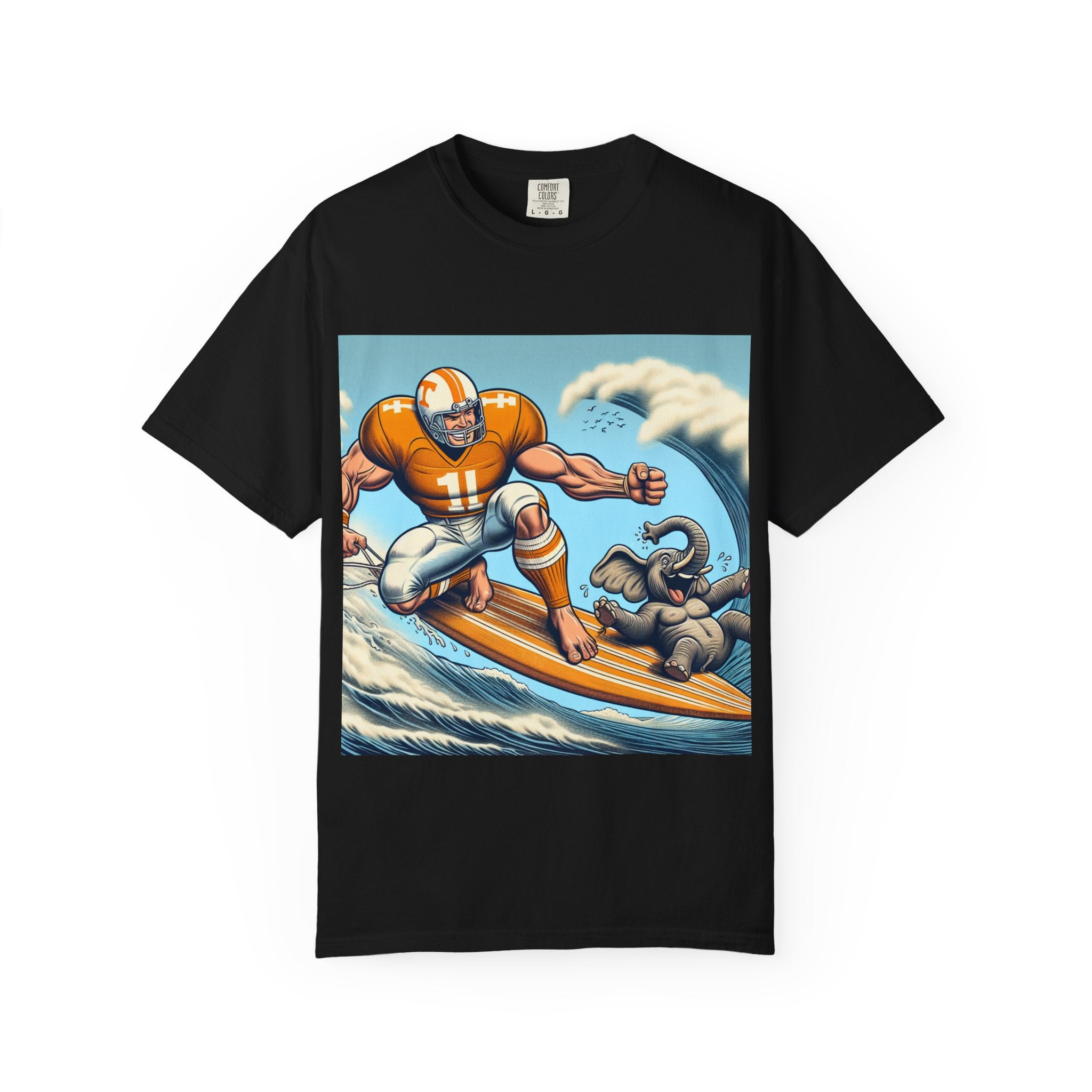 Surfing Graphic T-shirt, Unisex Summer Tee, Beach Vibe Shirt, Casual Apparel, Perfect Gift for Surf Lovers