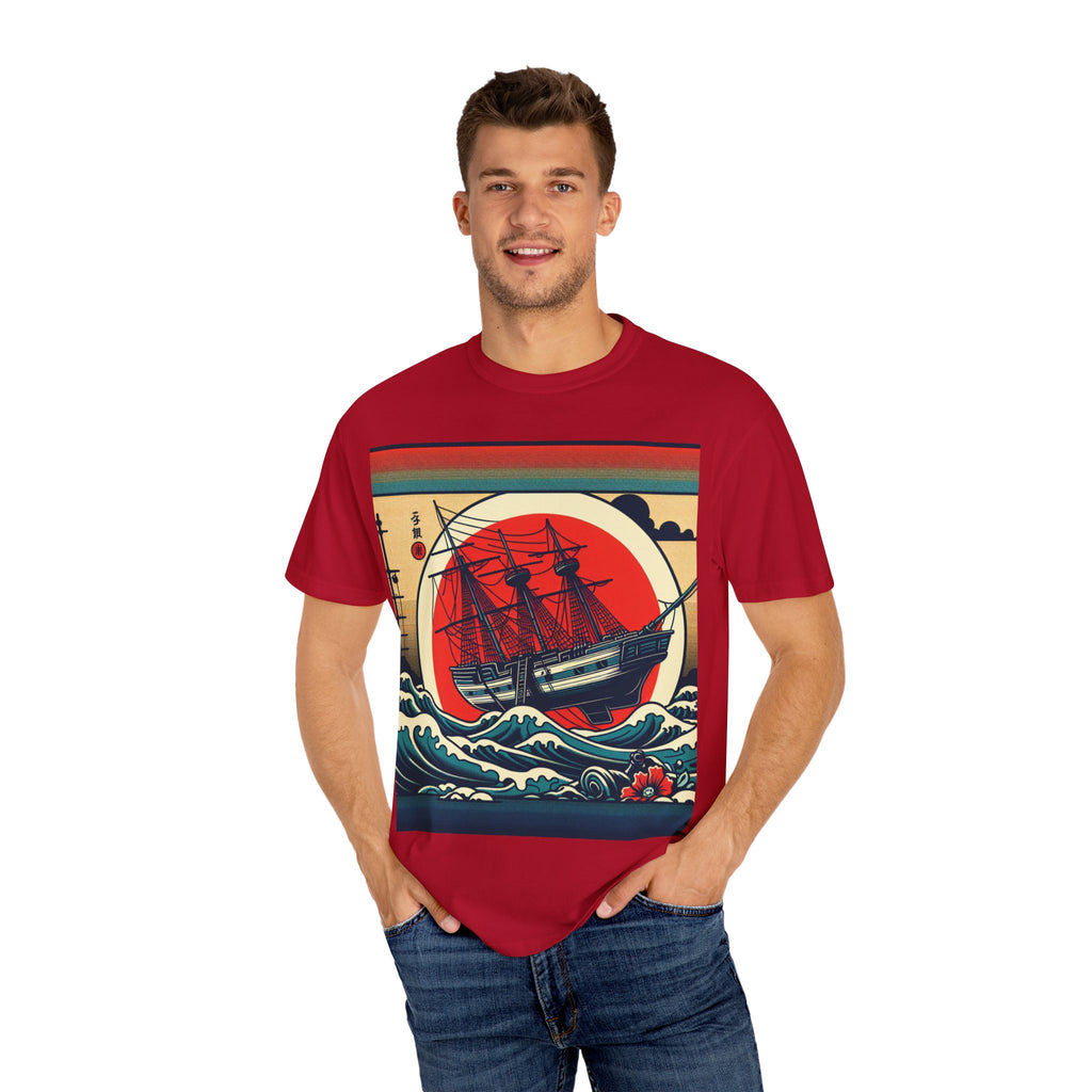 Nautical Graphic Tee, Vintage Sailboat T-Shirt, Unisex Cool Shirt, Ocean Lover Apparel, Beach Vibes Clothing