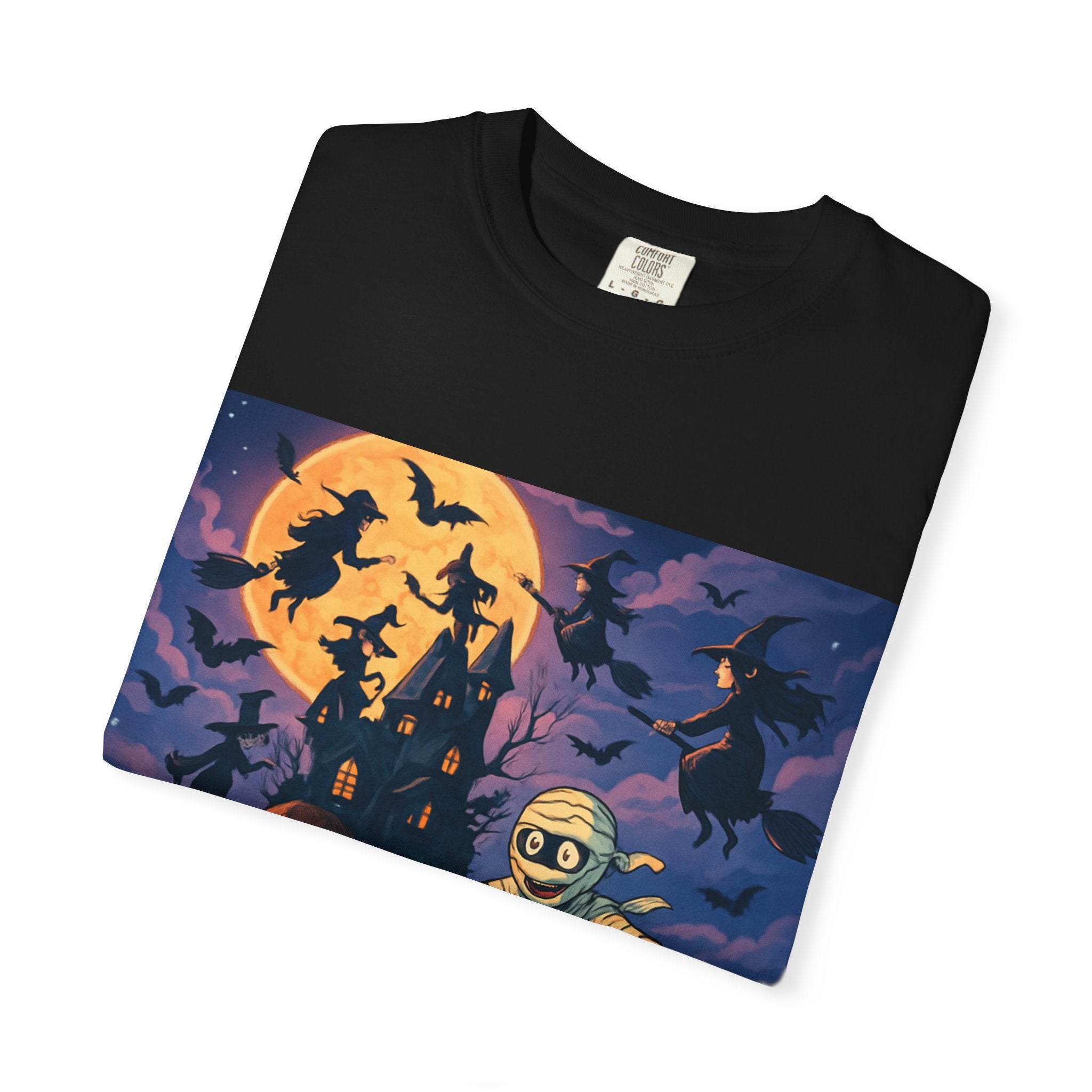 Surfer Moonlight T-Shirt - Garment-Dyed Unisex Tee, Beach Vibes, Summer Essentials, Retro Art, Gift for Surfers