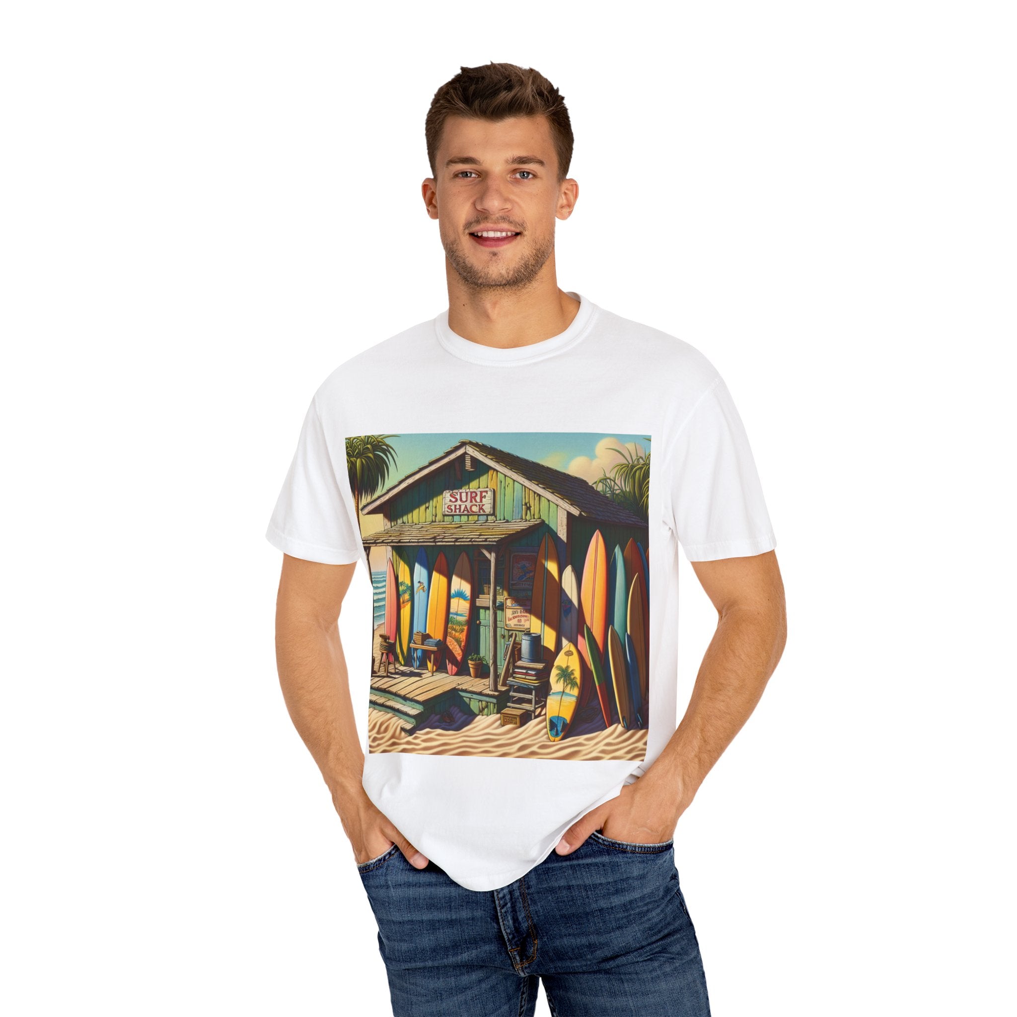 Surfer Vibes Unisex T-shirt, Beach Wear, Summer Outfit, Gift for Surfers, Casual Style, Vacation Clothing
