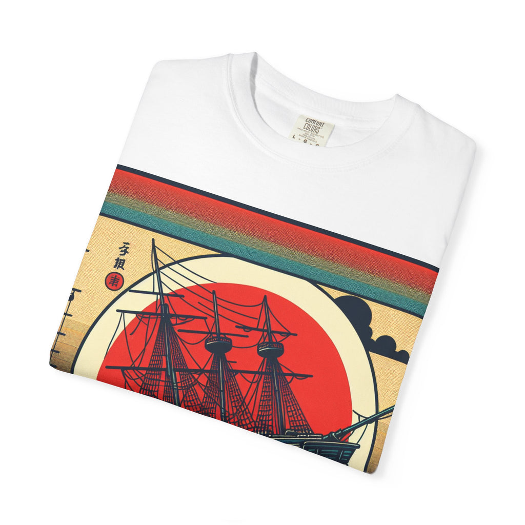 Nautical Graphic Tee, Vintage Sailboat T-Shirt, Unisex Cool Shirt, Ocean Lover Apparel, Beach Vibes Clothing