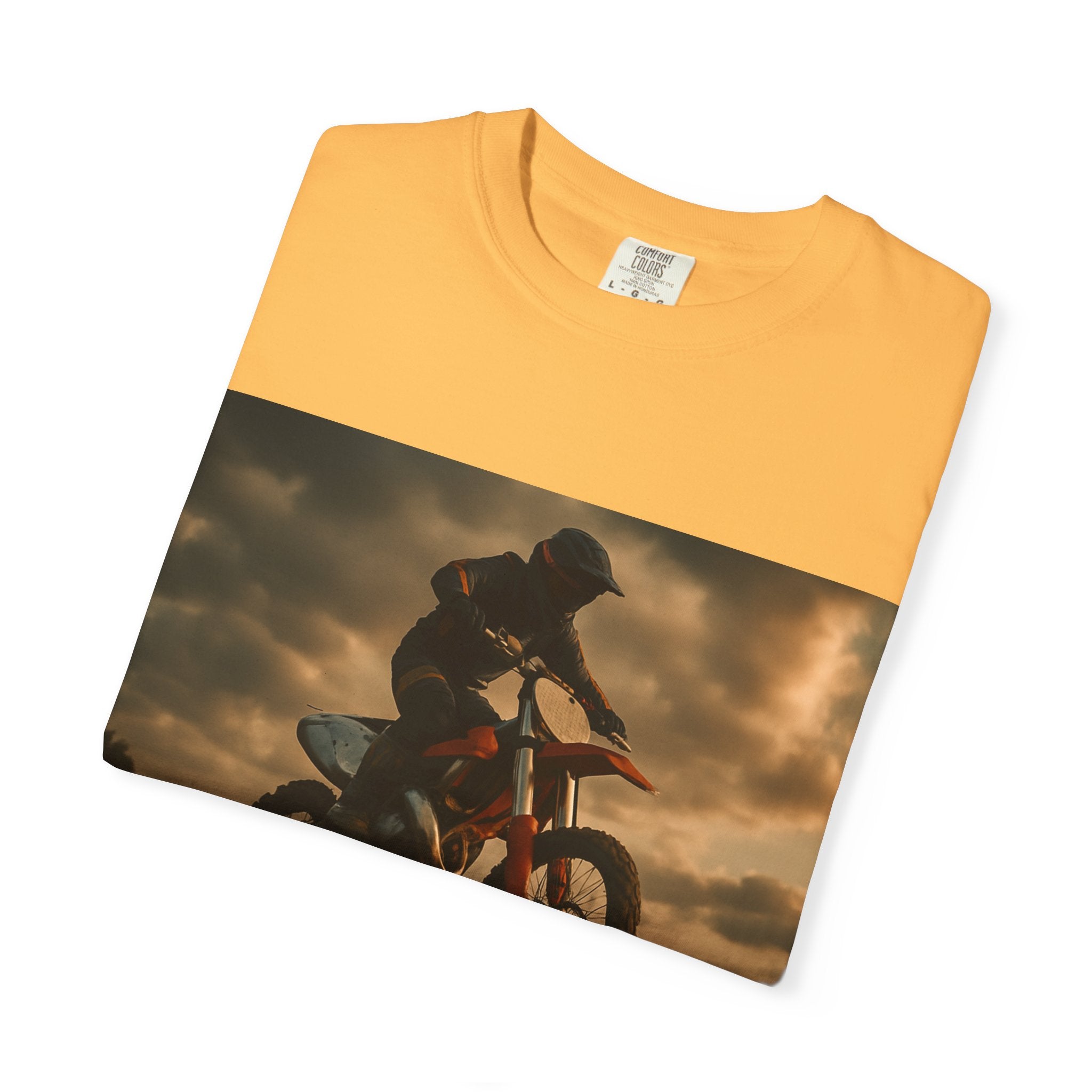 Motocross Adventure T-Shirt | Unisex Garment-Dyed Tee for Riders, Gifts for Motocross Fans, Sportswear, Casual Wear, Outdoor Activities