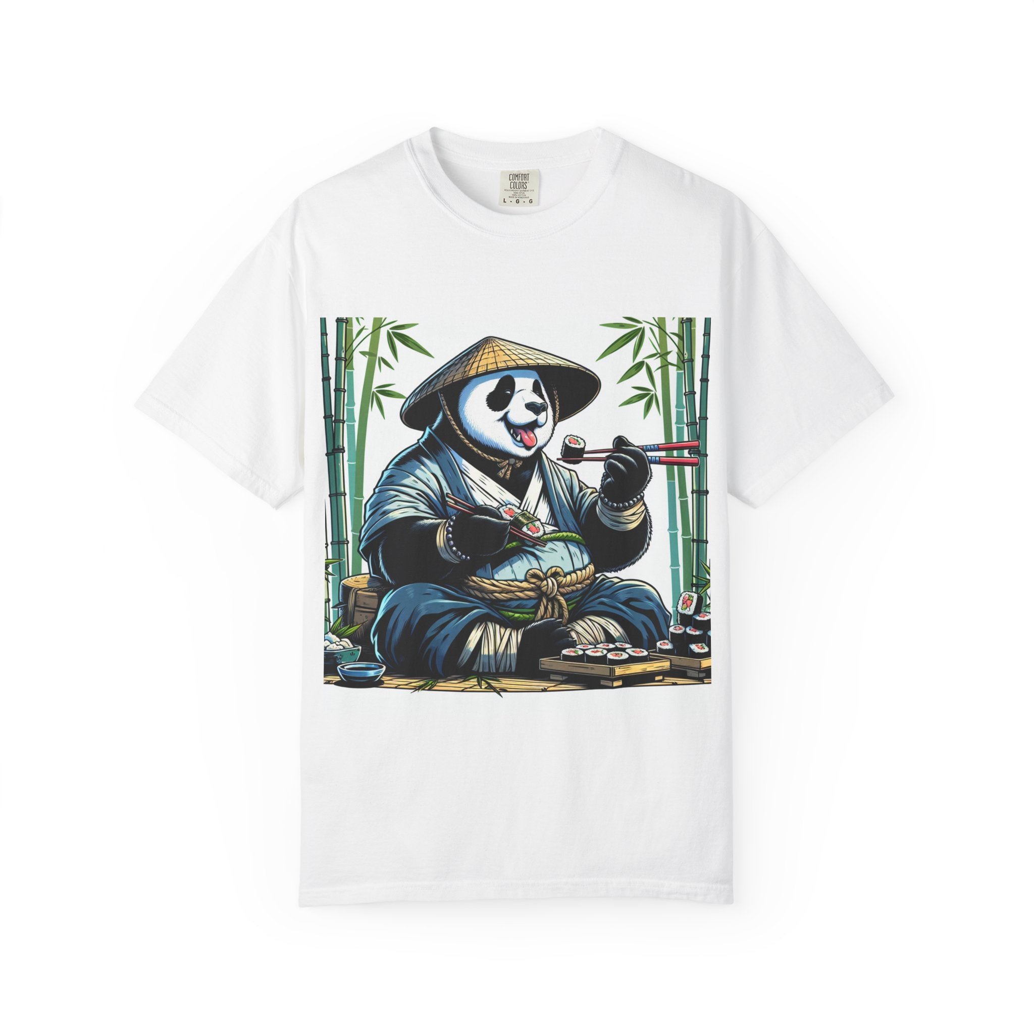 Panda Sushi Unisex T-shirt | Cute Animal Tee for Food Lovers, Gifts for Her/Him, Nature Lovers, Casual Wear, Gift for Special Occasions