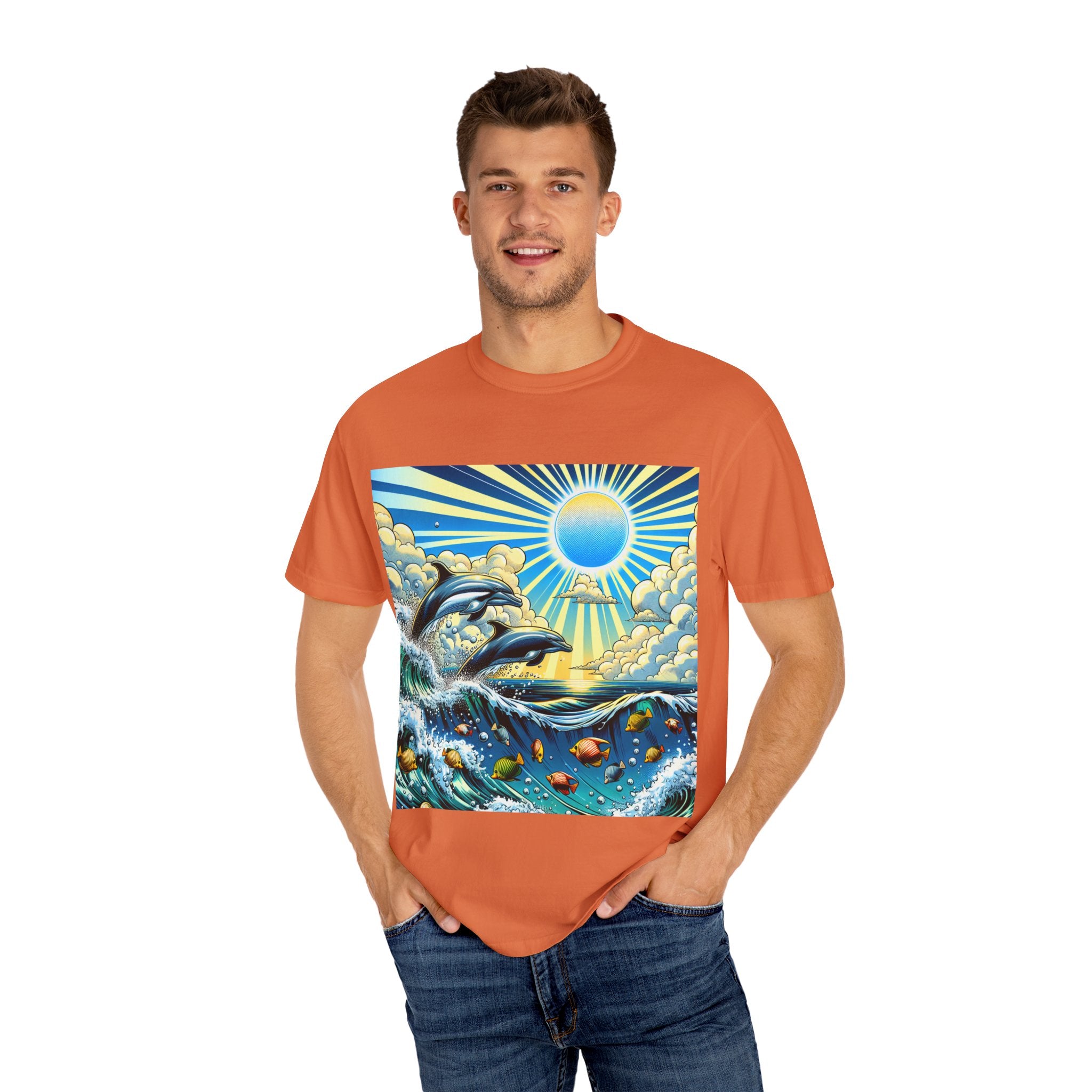 Ocean Waves Graphic T-Shirt, Beach Apparel, Summer Outfit, Gift for Beach Lovers, Unisex Ocean Tee, Casual Clothing