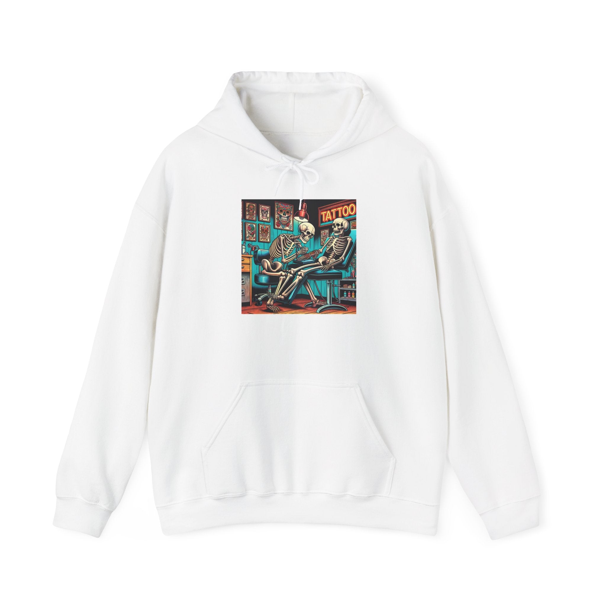 Tattoos & Chill Hoodie - Unisex Heavy Blend™ Sweatshirt, Perfect for Tattoo Lovers, Casual Wear, Gift for Artists, Cozy Hoodie, Unique [...]