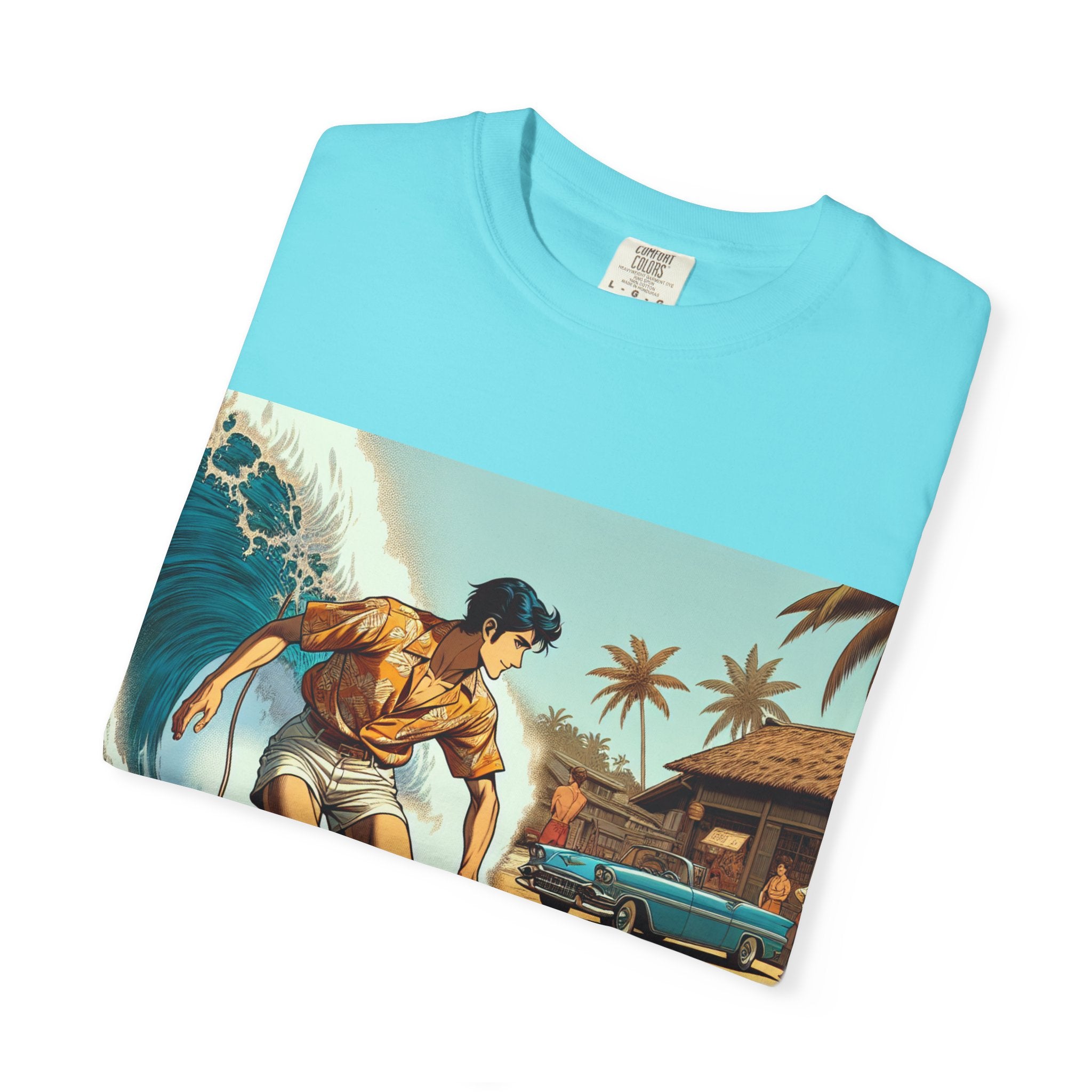 Surfing Vibes T-Shirt for Beach Lovers, Summer Apparel, Unisex Graphic Tee, Vacation Clothing, Casual Wear, Gifts for Surfers