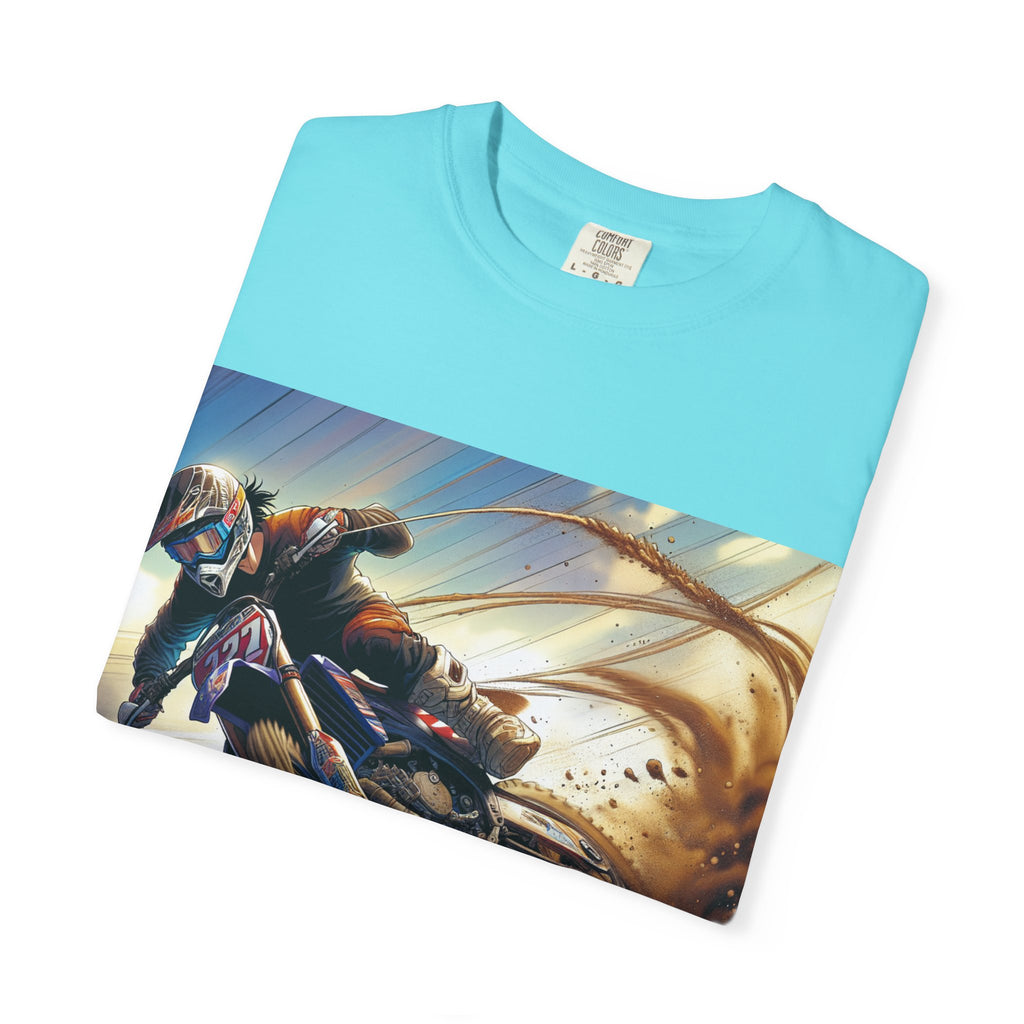 Rider's Adventure T-shirt – Unisex Motorcycle Graphic Tee for Bikers, Gift for Riders, Casual Wear, Outdoor Activity, Birthday Gift
