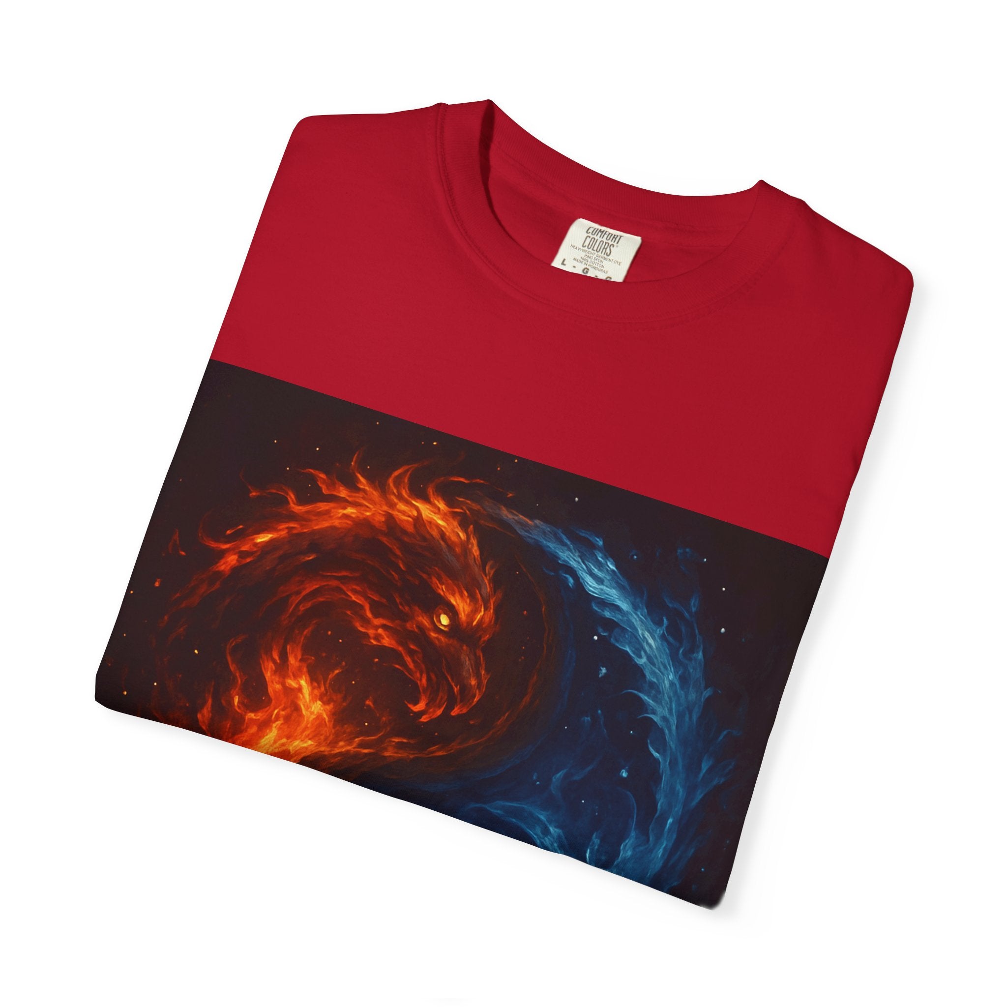 Dynamic Colorful Yin Yang T-Shirt, Unisex Graphic Tee, Meditation Gift, Balance Apparel, Spiritual Wear, Casual Style