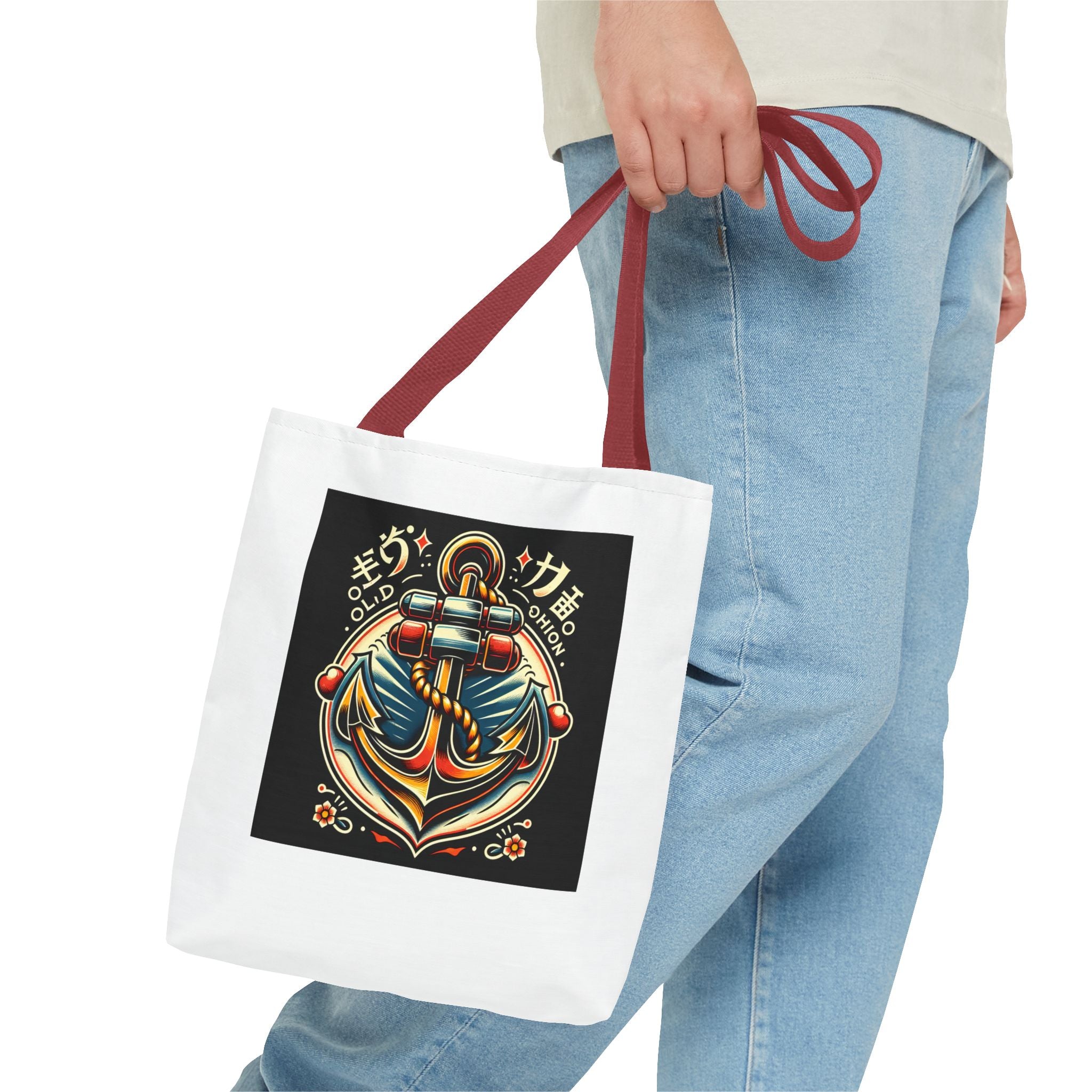 Stylish Anchor Tote Bag, Nautical Gift, Beach Bag, Boho Chic, Everyday Carryall, Perfect for Sailors, Summer Vibes