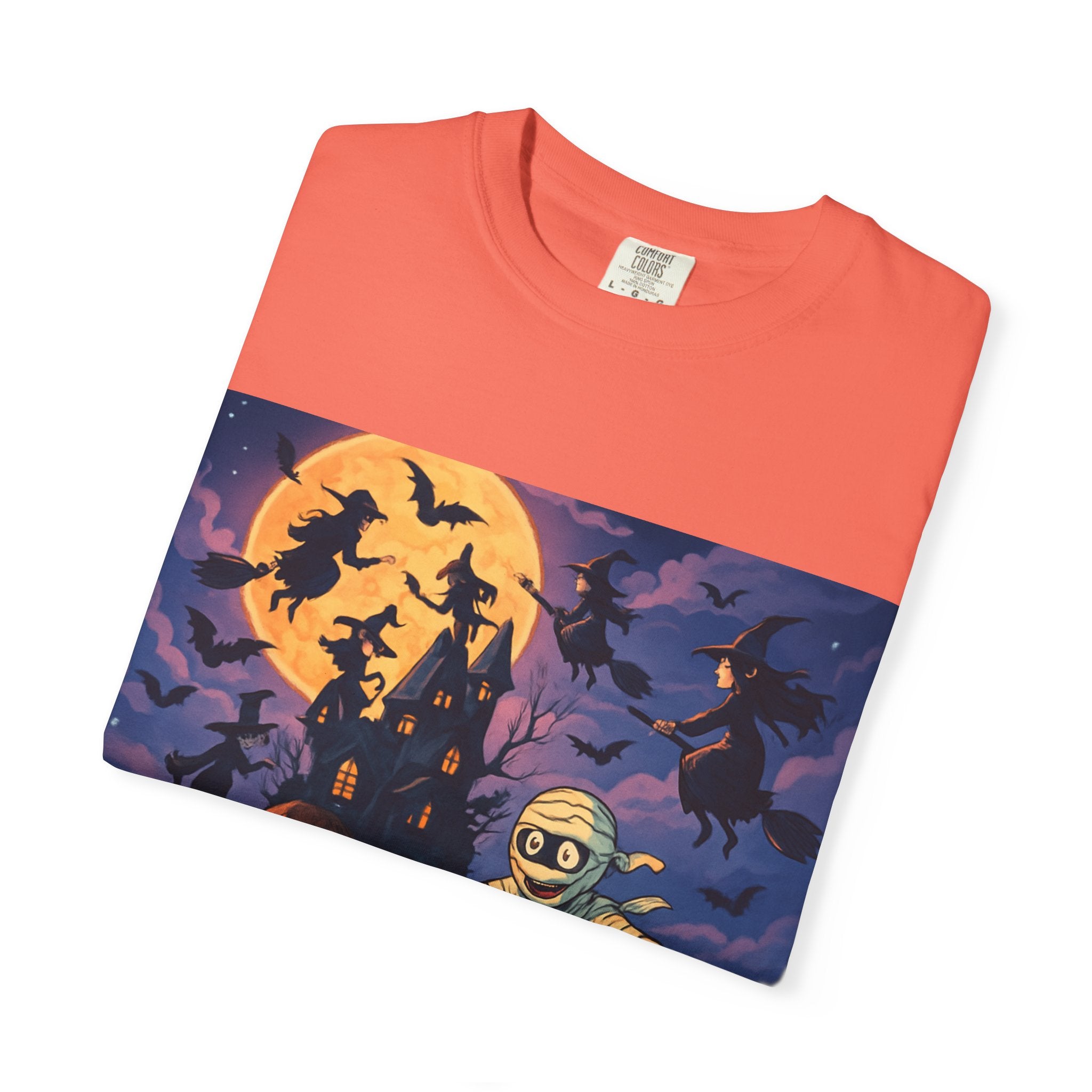 Surfer Moonlight T-Shirt - Garment-Dyed Unisex Tee, Beach Vibes, Summer Essentials, Retro Art, Gift for Surfers
