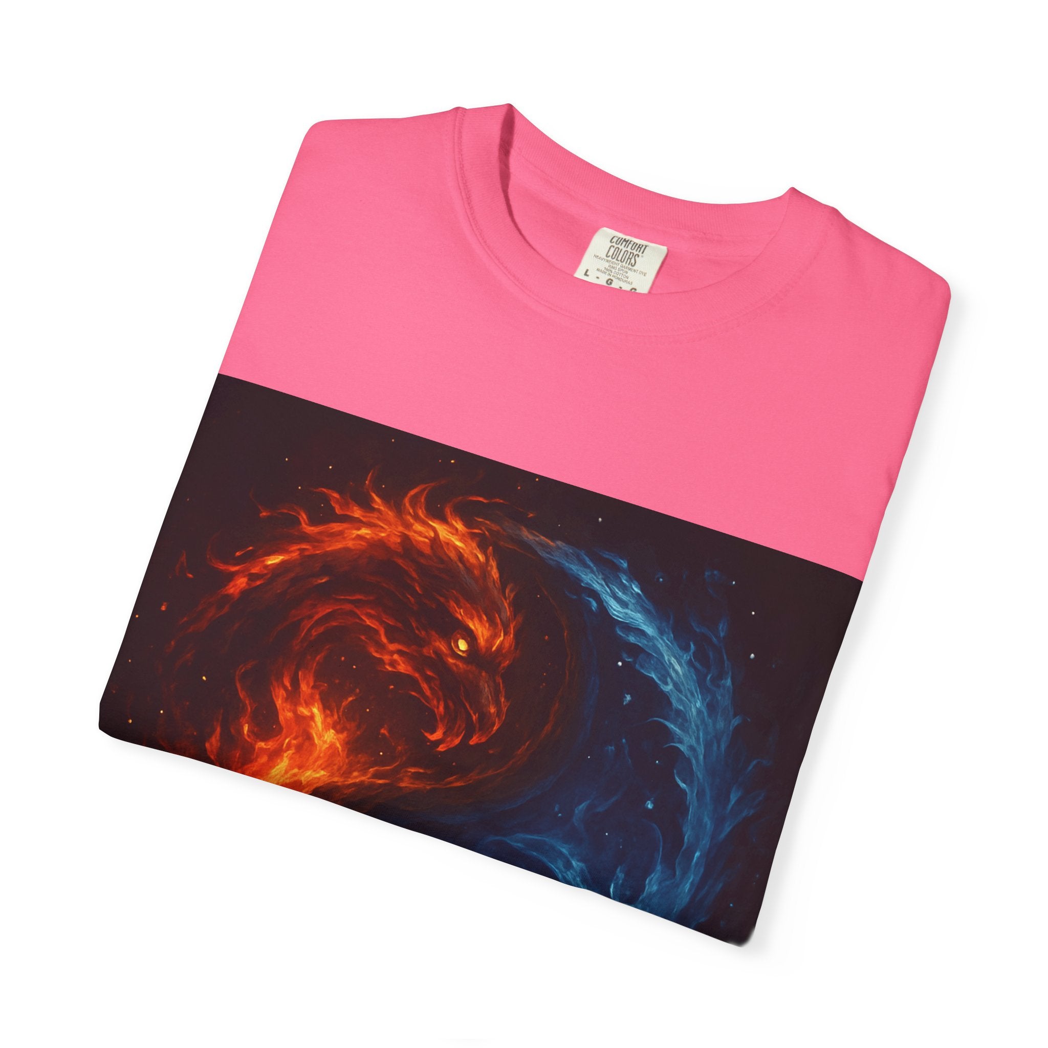 Dynamic Colorful Yin Yang T-Shirt, Unisex Graphic Tee, Meditation Gift, Balance Apparel, Spiritual Wear, Casual Style