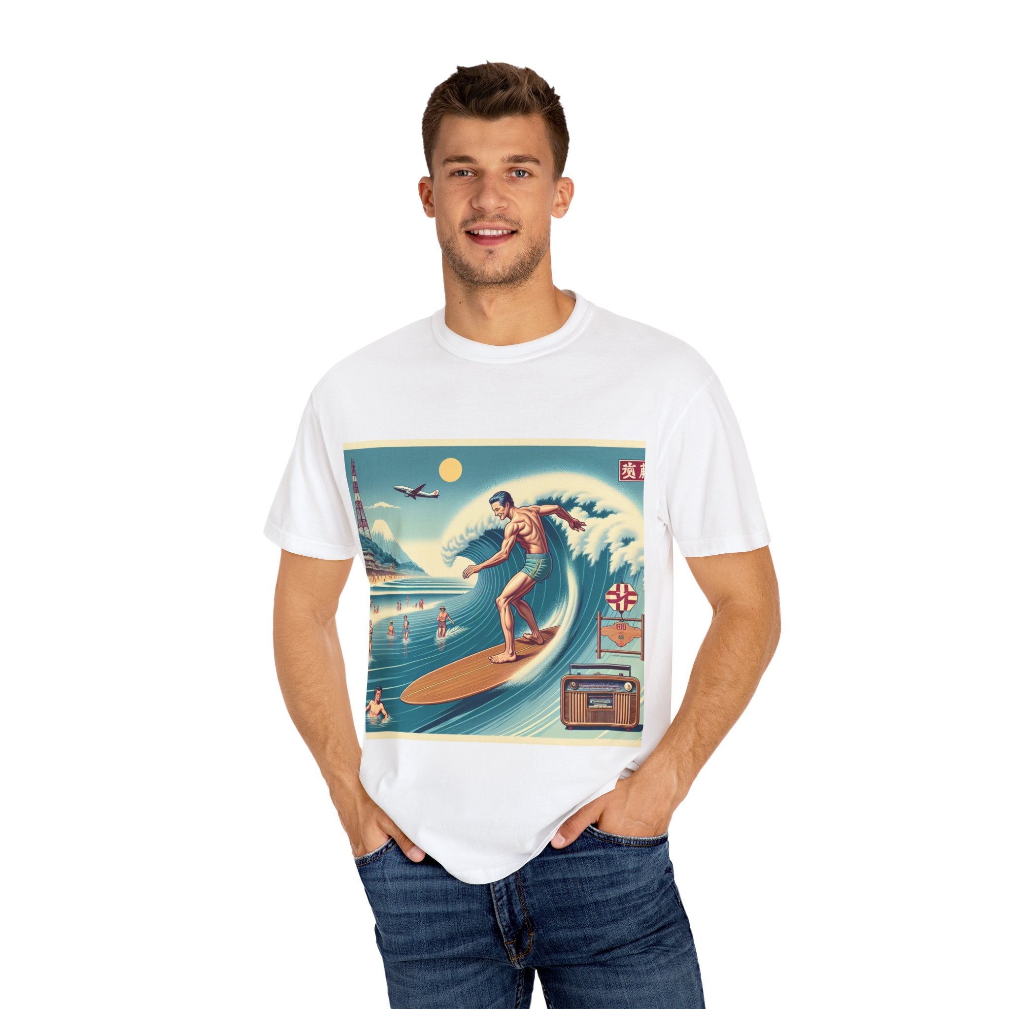 Surf Vibes Unisex T-Shirt | Ocean Lover Gift, Beachwear, Summer Tee, Vacation Apparel, Surfing Enthusiast Shirt