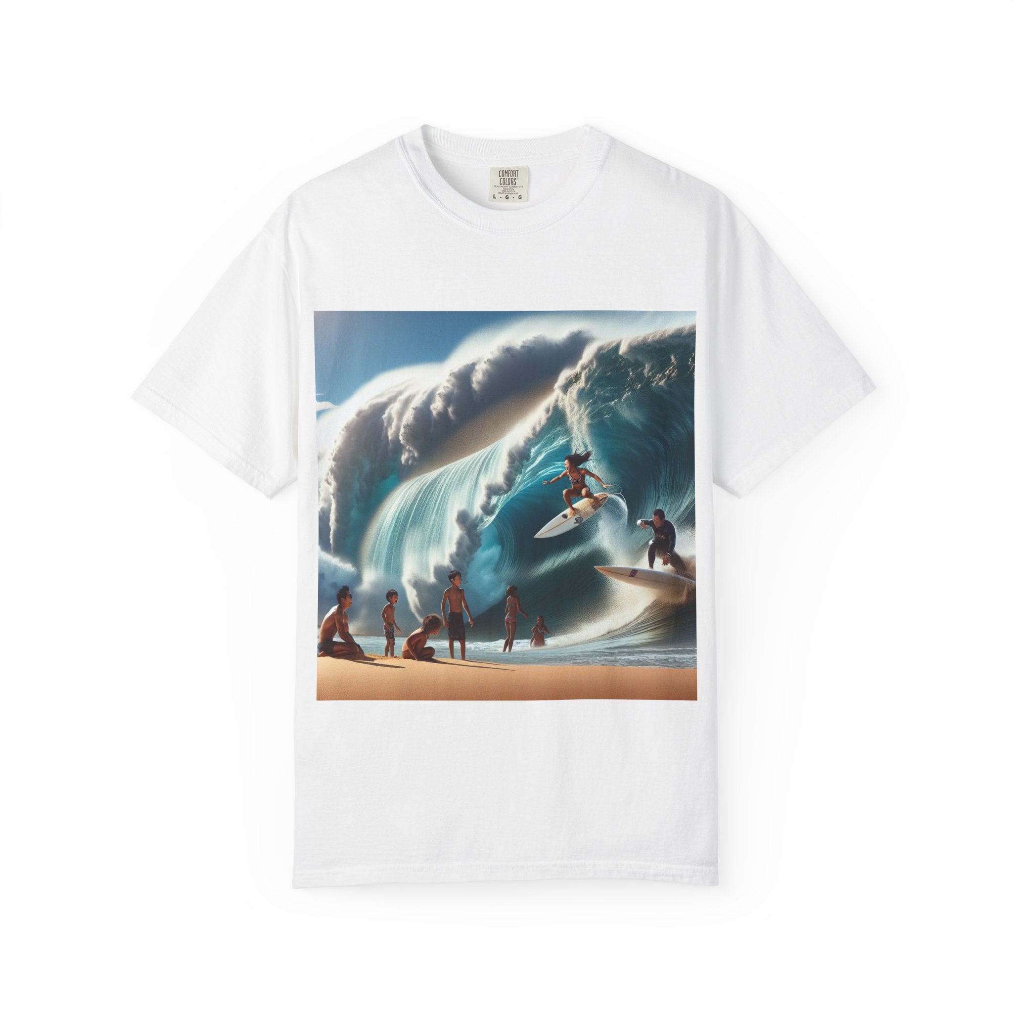 Wave Rider Surf T-Shirt | Unisex Beachwear, Casual Summer Gift, Surfing Apparel, Beach Party Shirt, Ocean Lover Tee