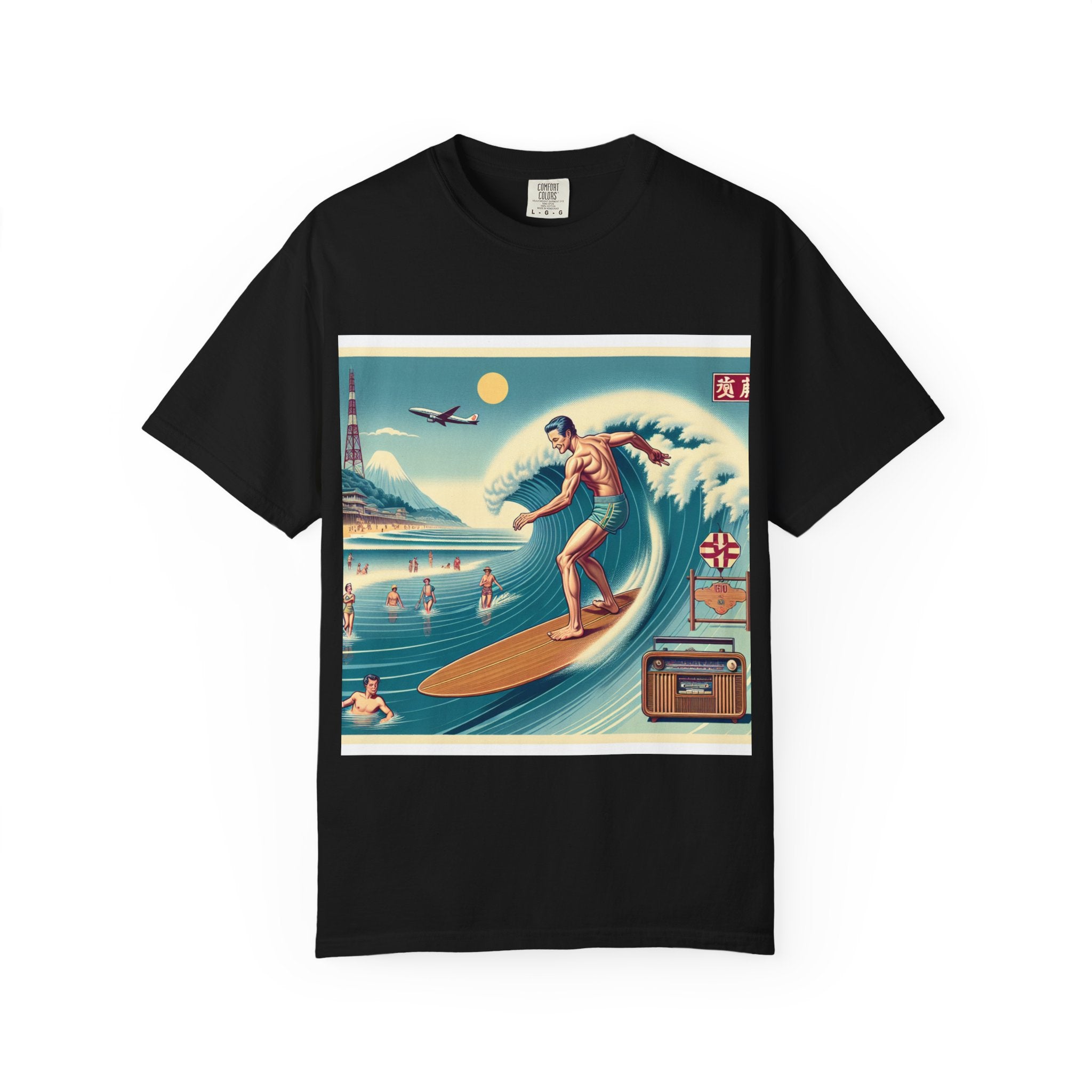 Surf Vibes Unisex T-Shirt | Ocean Lover Gift, Beachwear, Summer Tee, Vacation Apparel, Surfing Enthusiast Shirt