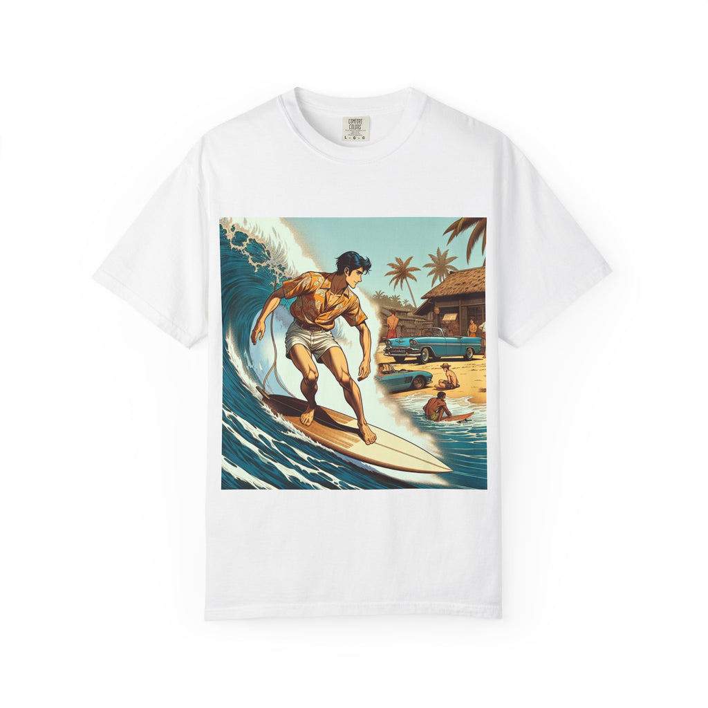 Surfing Vibes T-Shirt for Beach Lovers, Summer Apparel, Unisex Graphic Tee, Vacation Clothing, Casual Wear, Gifts for Surfers