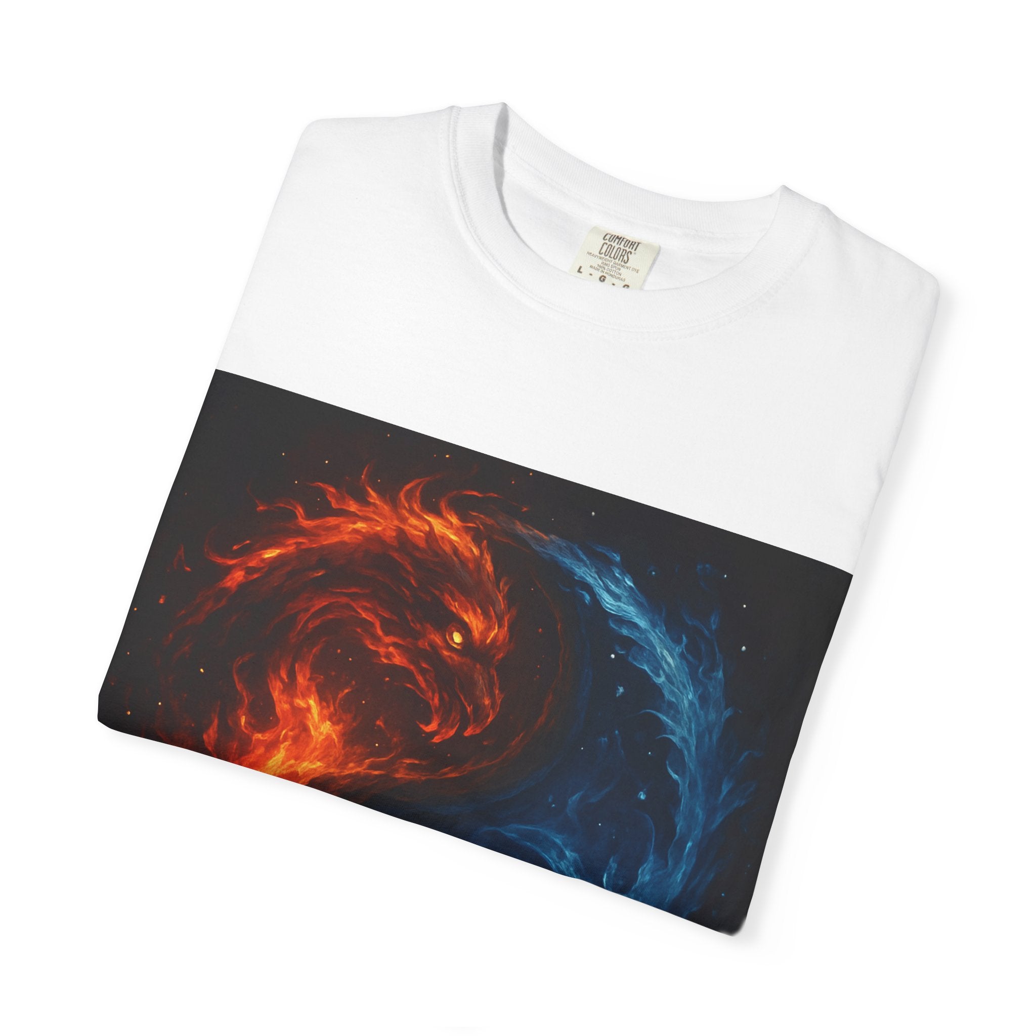 Dynamic Colorful Yin Yang T-Shirt, Unisex Graphic Tee, Meditation Gift, Balance Apparel, Spiritual Wear, Casual Style