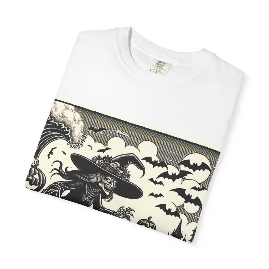 Halloween Witch T-Shirt, Unisex Fashion Tee, Spooky Halloween Apparel, Gift for Witch Lovers, Autumn Casual Wear