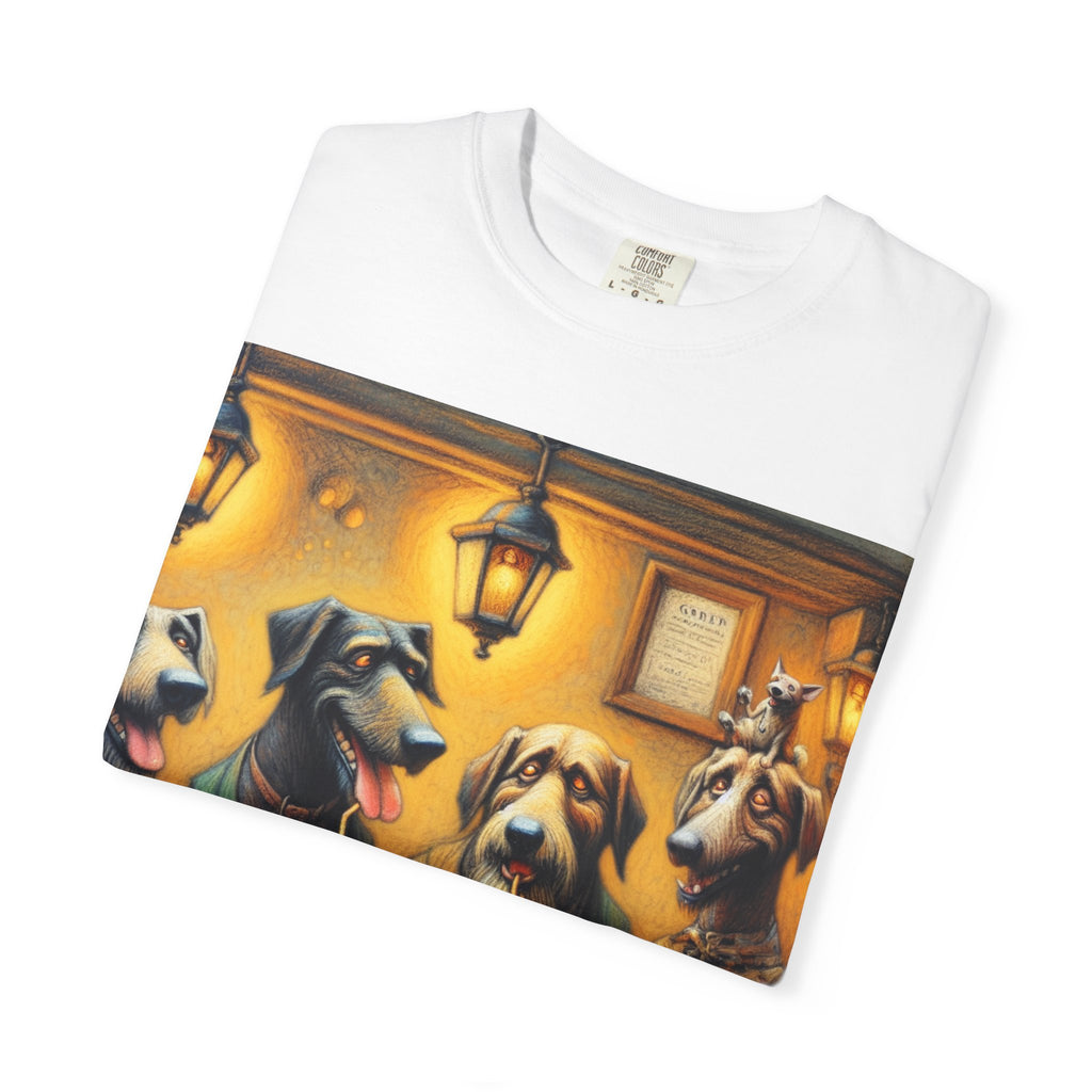 Funny Dog Lovers T-Shirt, Drink Beer Design, Unisex Tee for Pet Owners, Gift for Dog Lovers, Casual Wear, Dog-Themed Apparel