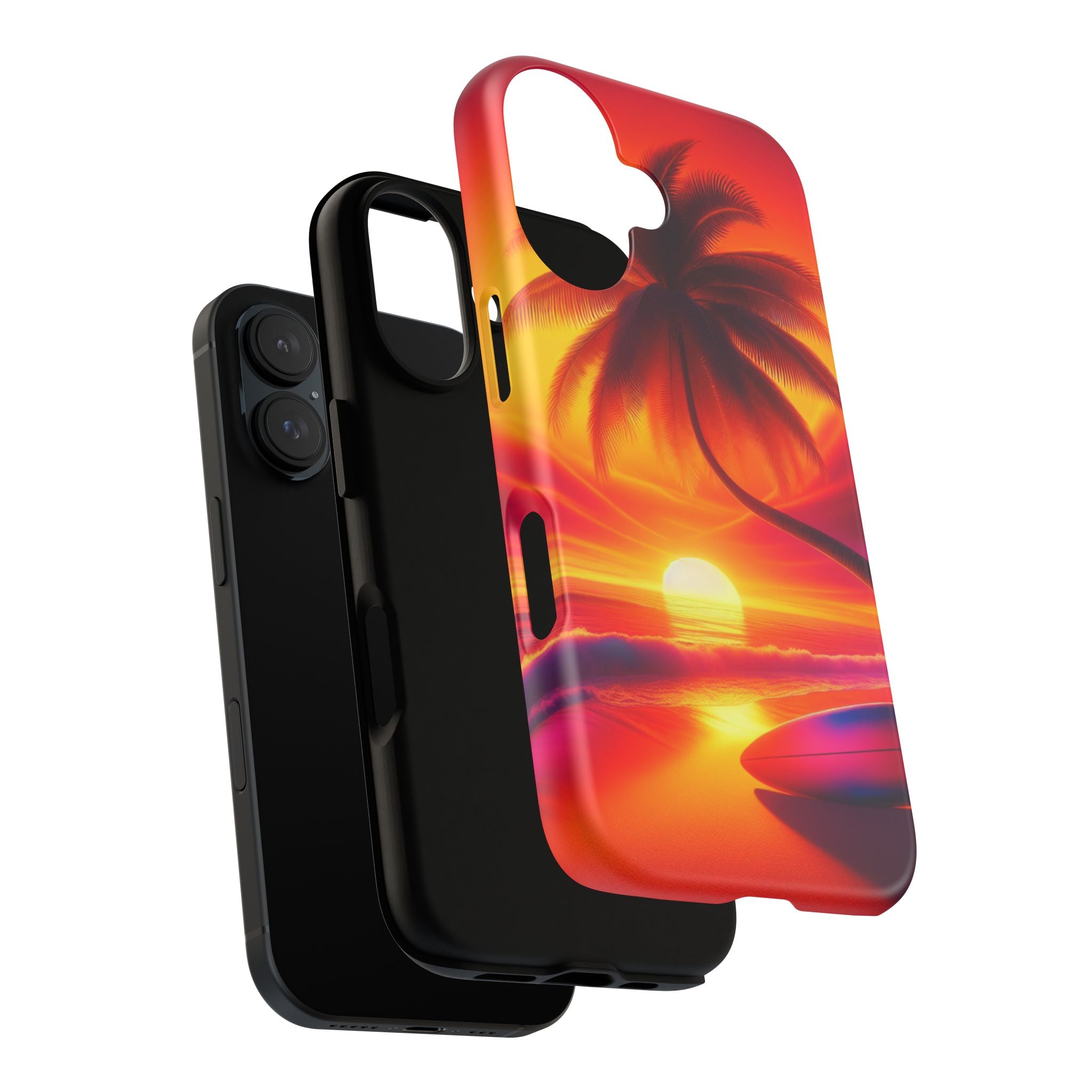 Tropical Phone Case with Sunset and Palm Tree Design | Summer Vibes, Beach Lover's Gift, Vacation Essential, Stylish Protection, [...]
