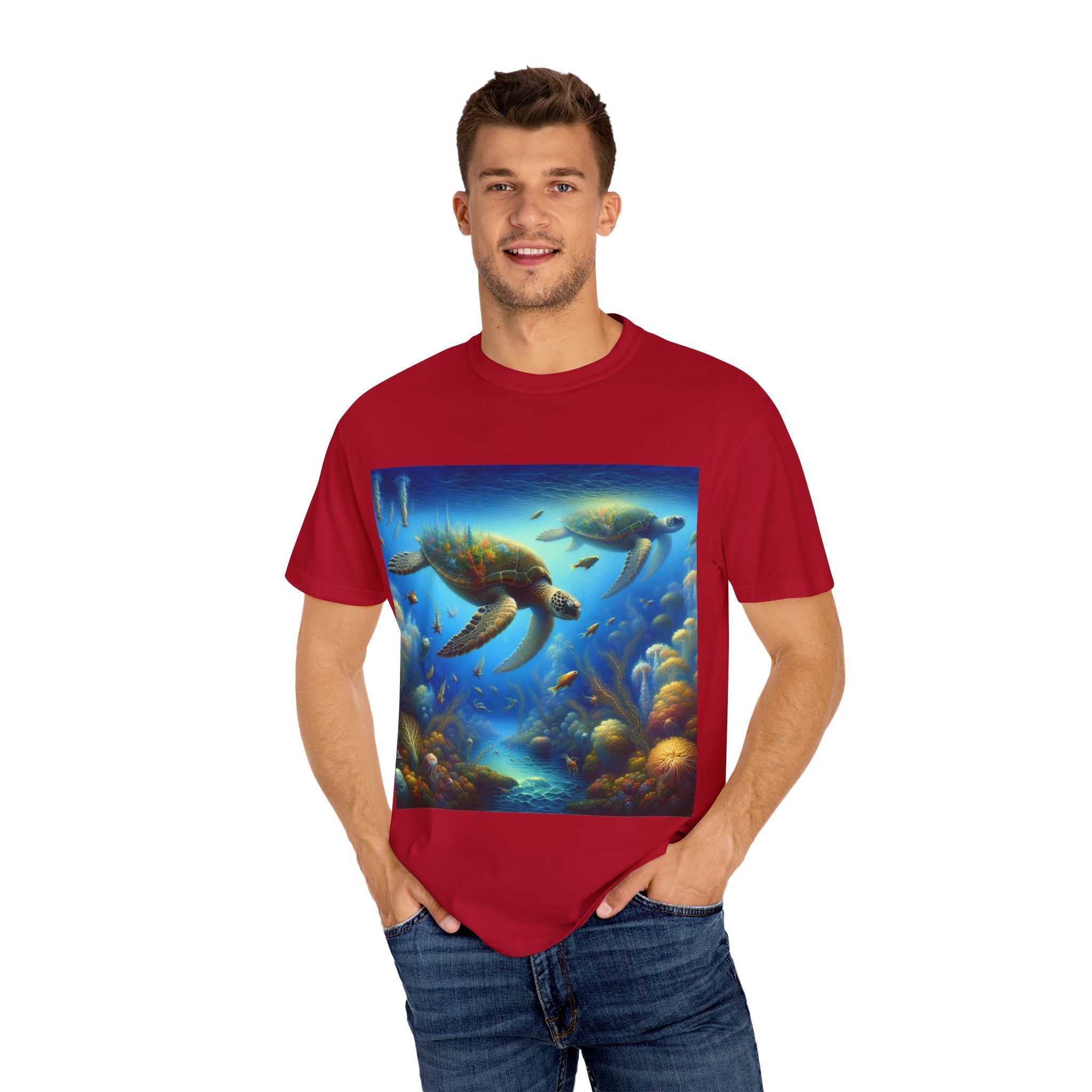 Ocean-Inspired T-Shirt for Lovers of Nature, Casual Wear, Gift for Beach Lovers, Summer Style, Motivational Design