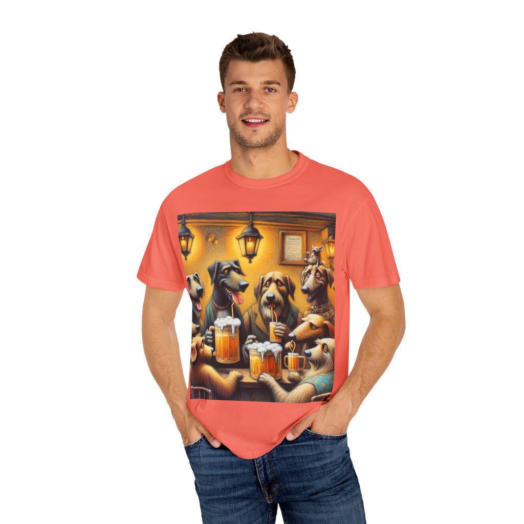 Funny Dog Lovers T-Shirt, Drink Beer Design, Unisex Tee for Pet Owners, Gift for Dog Lovers, Casual Wear, Dog-Themed Apparel