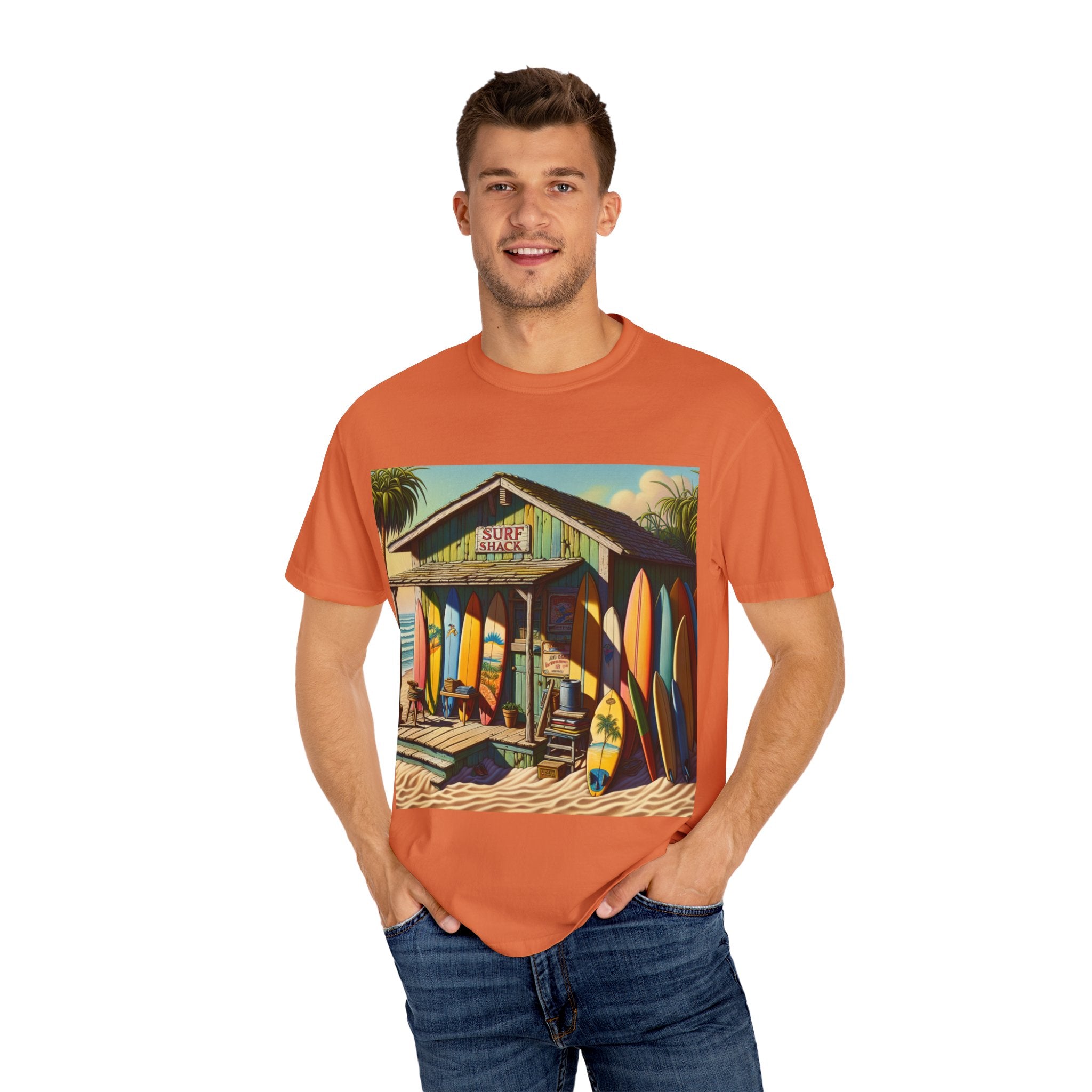 Surfer Vibes Unisex T-shirt, Beach Wear, Summer Outfit, Gift for Surfers, Casual Style, Vacation Clothing