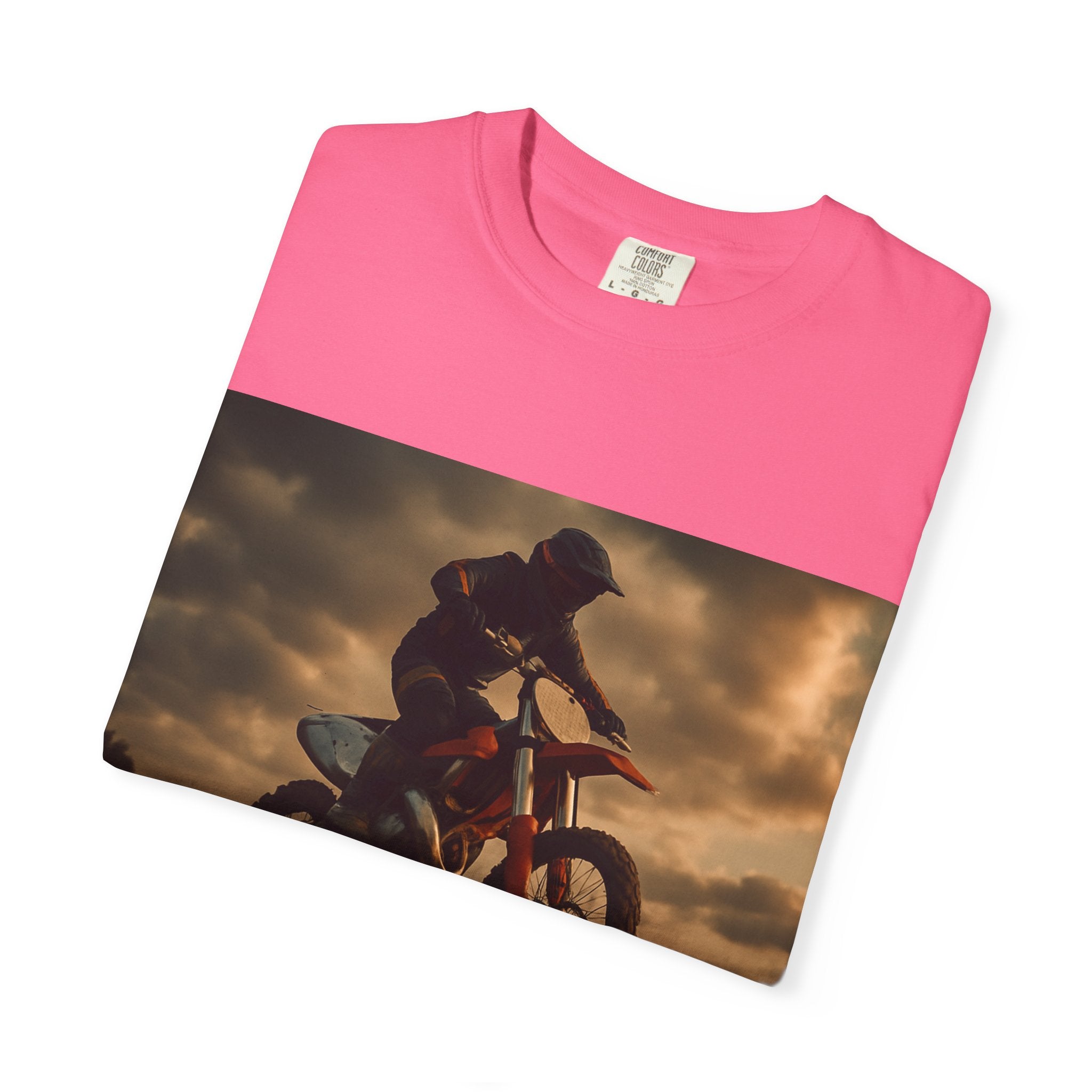 Motocross Adventure T-Shirt | Unisex Garment-Dyed Tee for Riders, Gifts for Motocross Fans, Sportswear, Casual Wear, Outdoor Activities